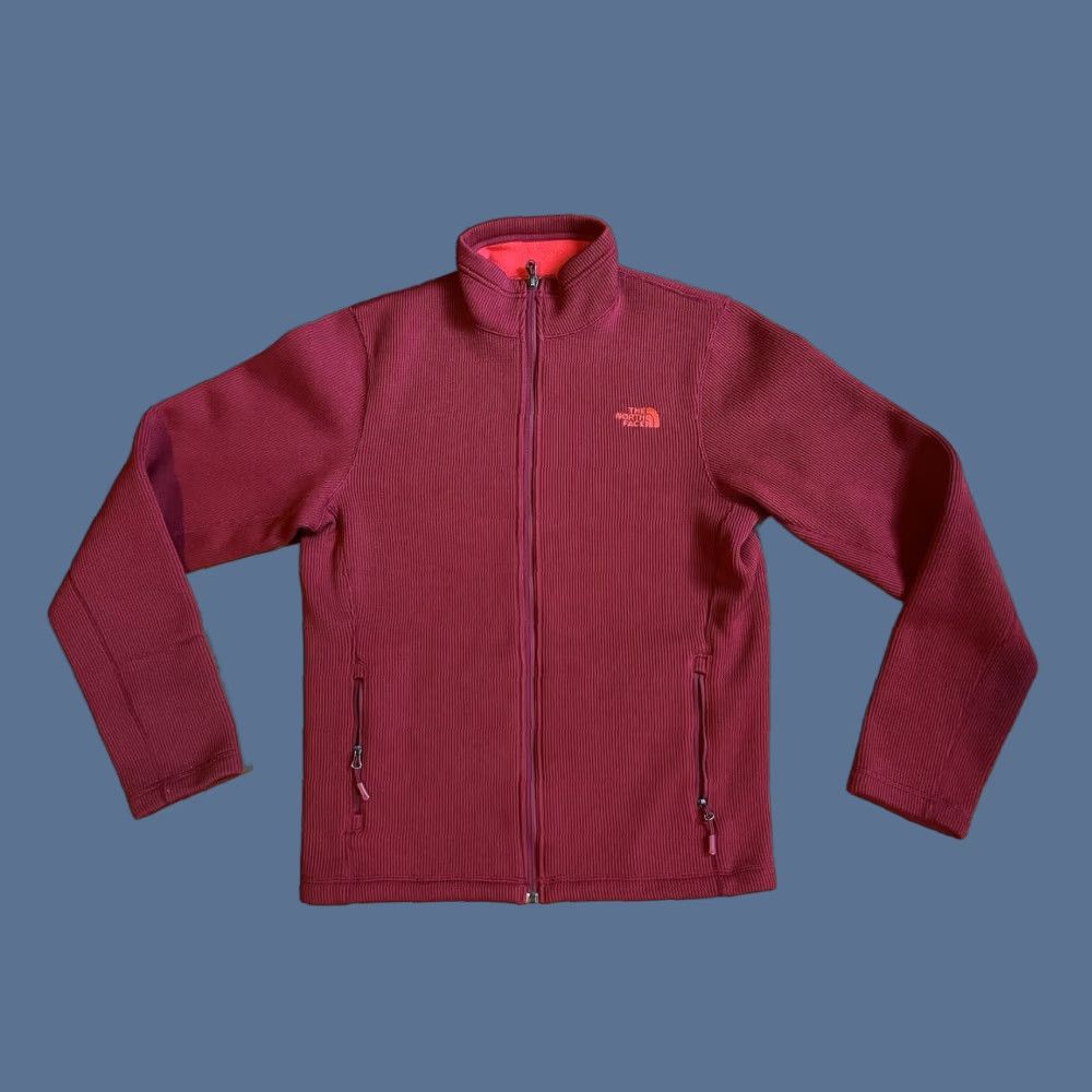 The North Face The North Face Performance Full Zip Sweatshirt Men’s S Red Lined Mock Neck Zip Pockets Embroidered Logo Shirt Size US S / EU 44-46 / 1 - 1 Thumbnail