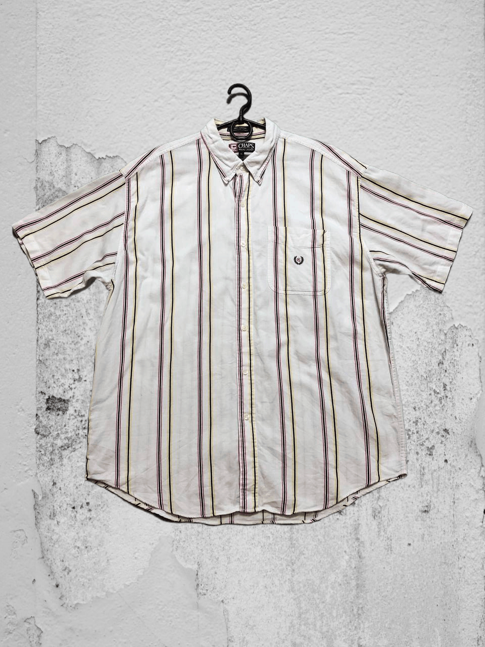 Chaps Ralph Lauren striped shirt Chaps Ralph Lauren Vintage Y2K logo Size US XL / EU 56 / 4 - 1 Thumbnail