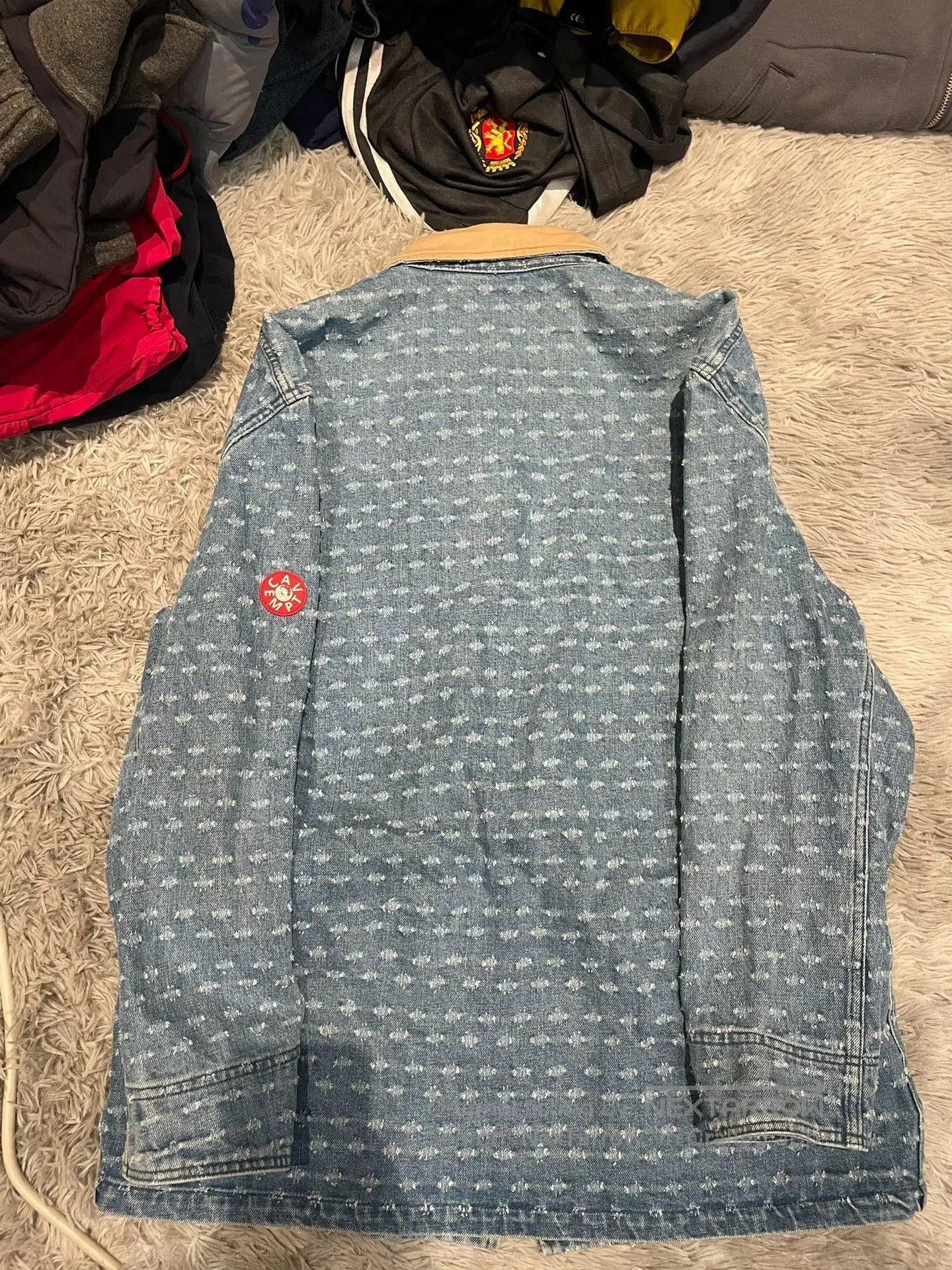 Cav Empt CE/CAVEMPT Distressed Denim Jacket. Size US M / EU 48-50 / 2 - 4 Thumbnail