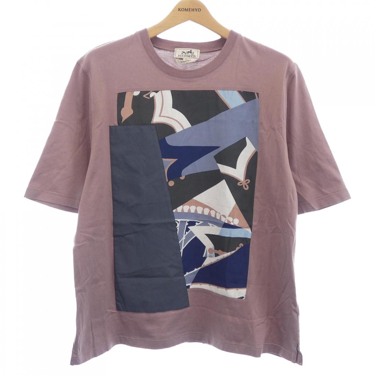 Hermes Hermes Hermes Cotton T Shirt Textile T-Shirts DUTY FREE for USA Size ONE SIZE - 1 Thumbnail
