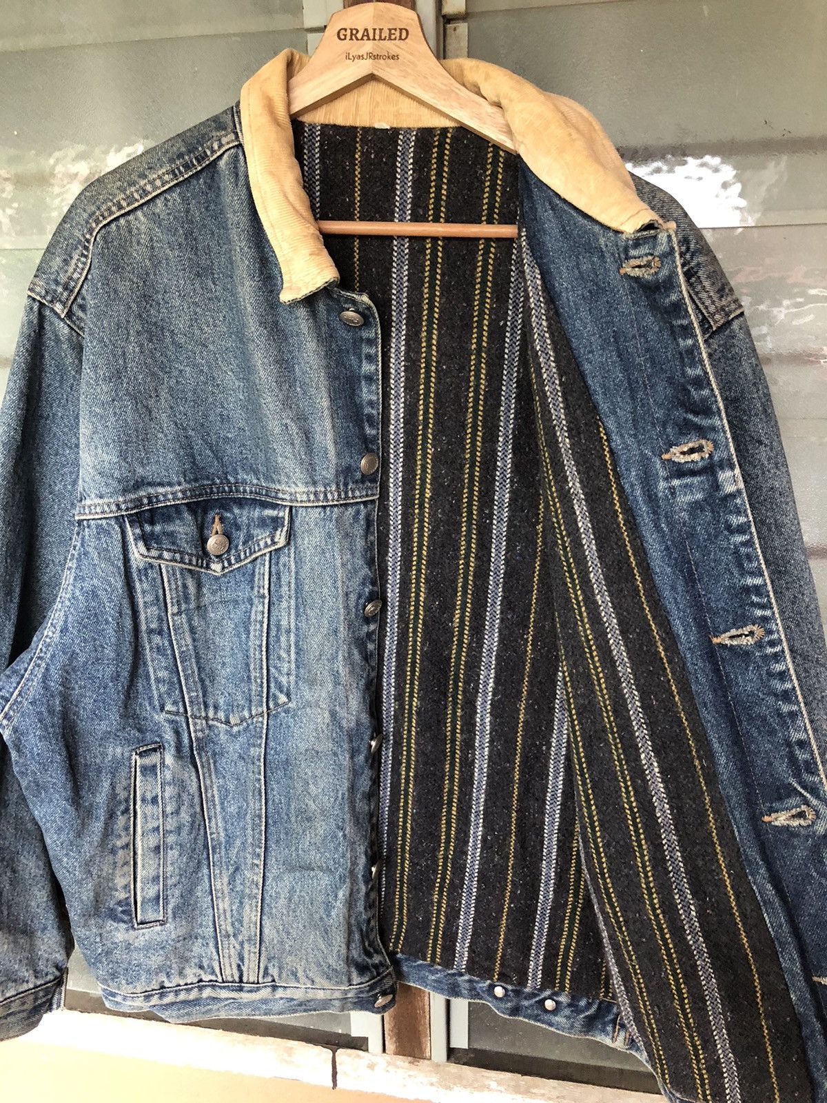 If Six Was Nine Vintage Style HR Denim Jacket Detroit Jacket Rare Size US M / EU 48-50 / 2 - 8 Thumbnail