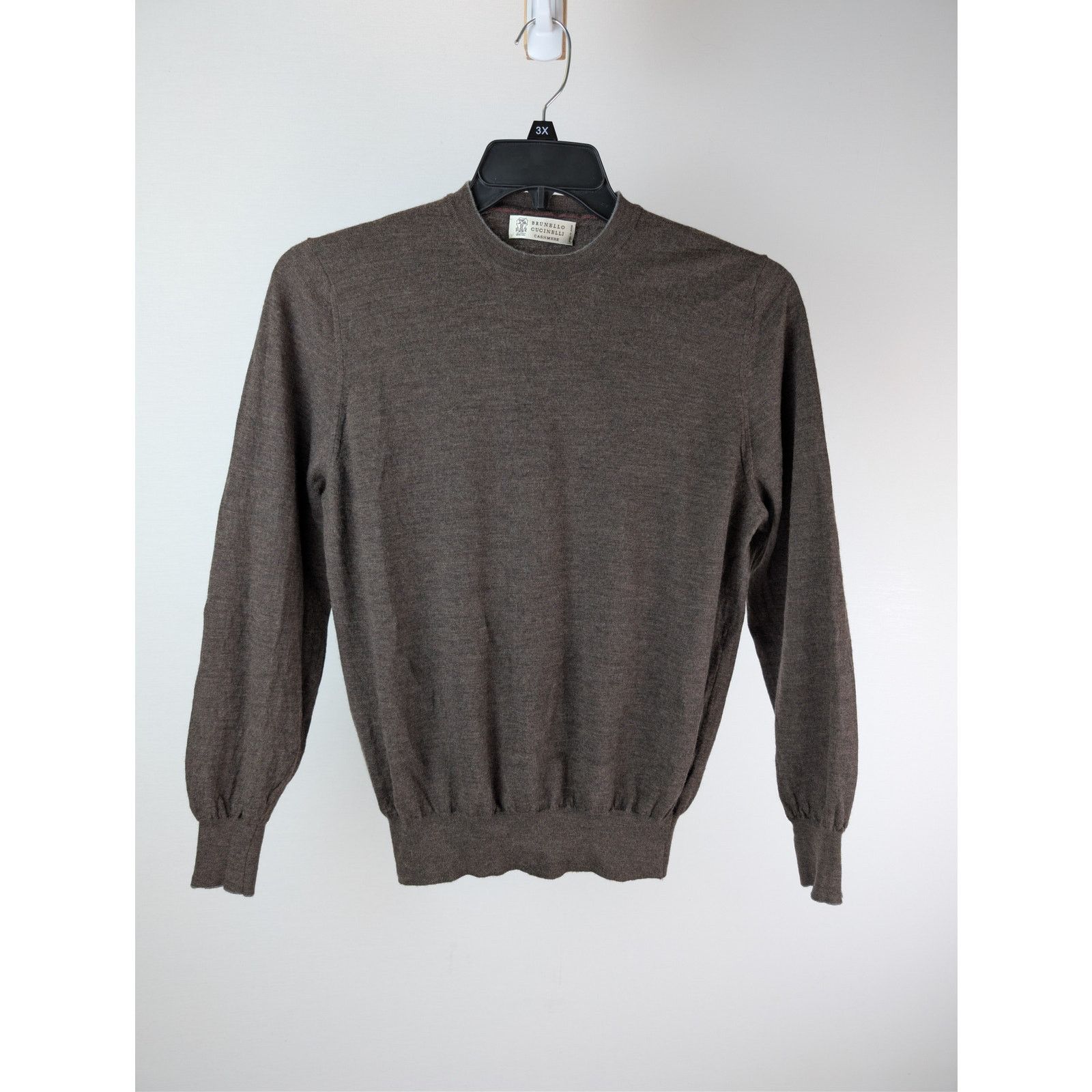 Brunello Cucinelli o1rshd1 CC20 Sweater in Dark Brown Size US M / EU 48-50 / 2 - 8 Thumbnail