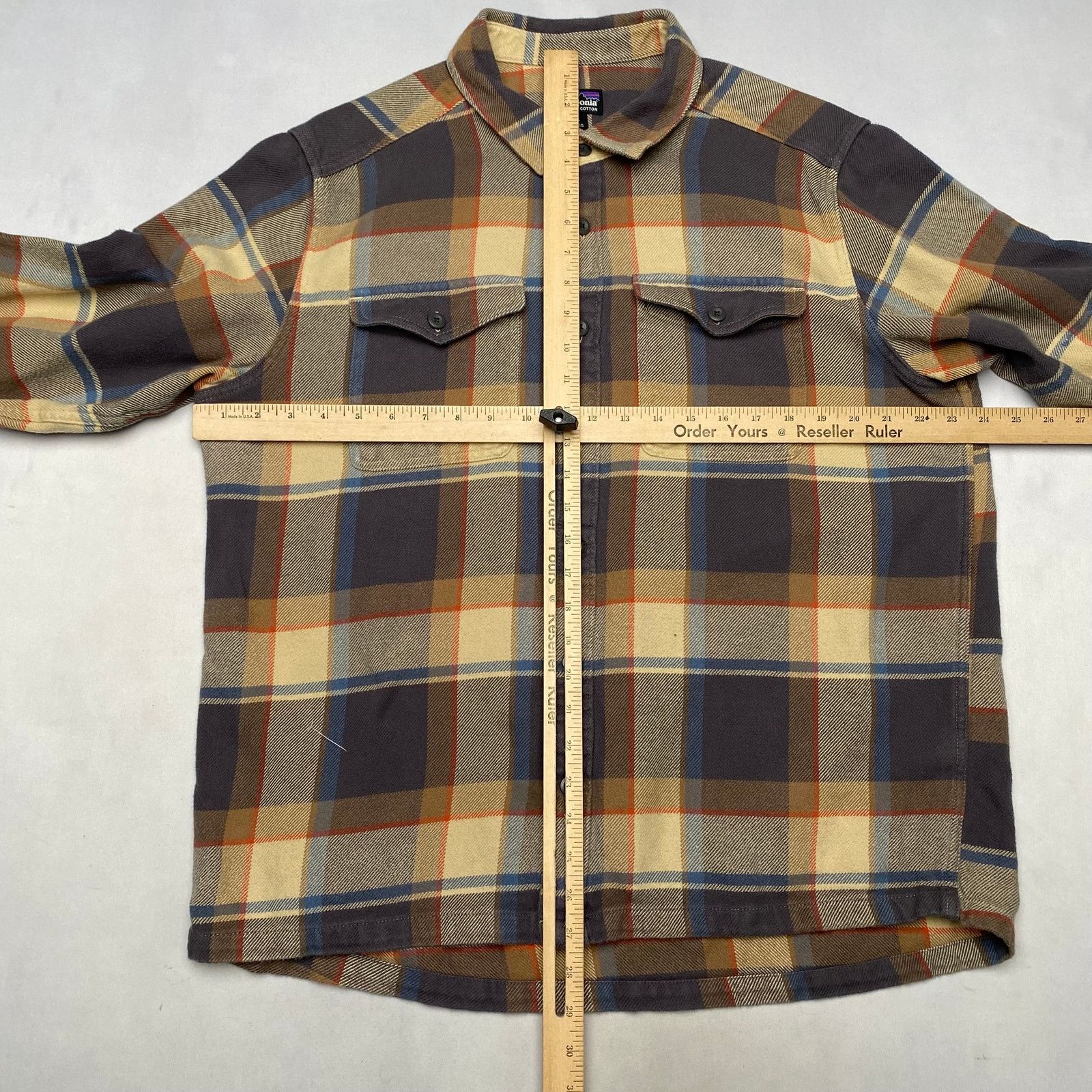 Patagonia Patagonia Long Sleeved Fjord Flannel Button Up Shirt Mens XL Size US XL / EU 56 / 4 - 5 Thumbnail