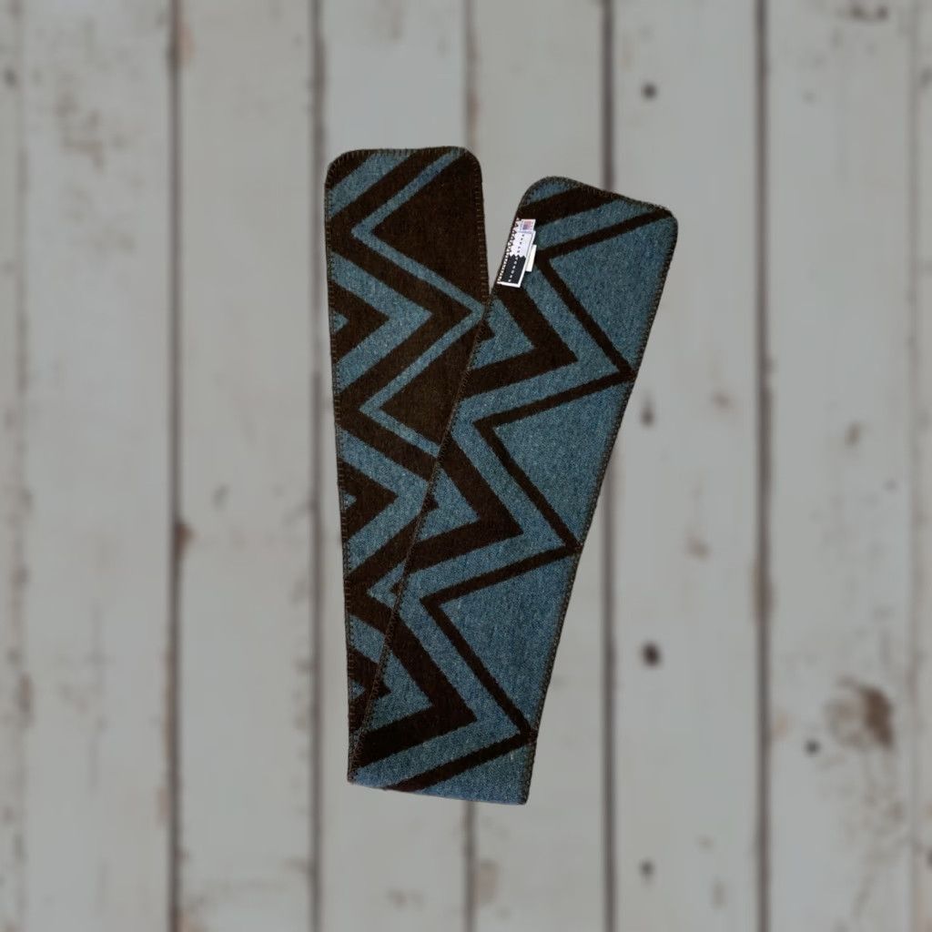 Honda Southwest Aztec Geometric Rhonda Stark Wool Scarf Made in USA User: Southwest Aztec Geometric Rhonda Stark Wool Scarf Made in USA Size ONE SIZE - 1 Thumbnail