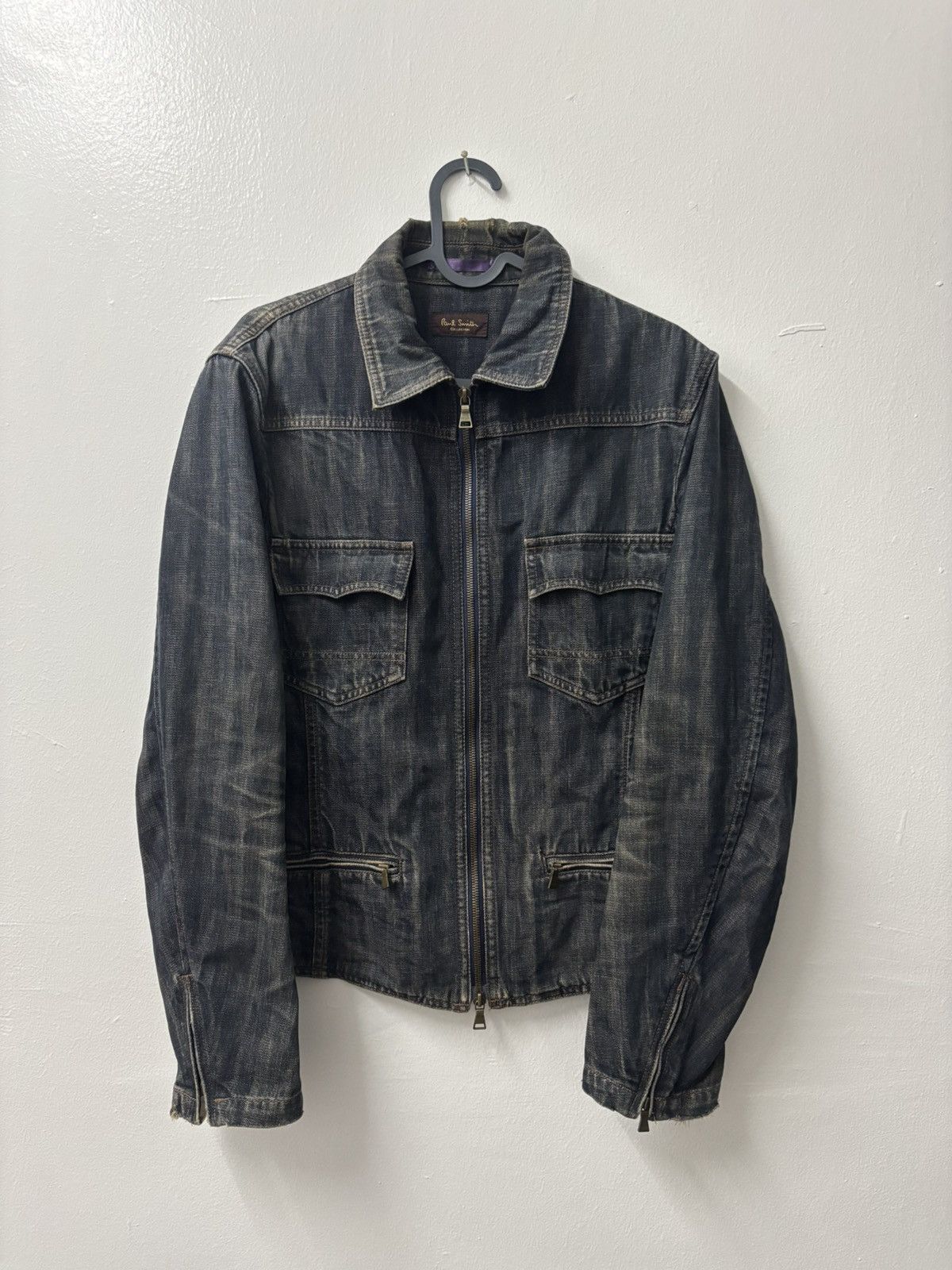 Levi's Paul Smith Collection Denim Jacket Vintage Faded/Distressed Size US L / EU 52-54 / 3 - 1 Thumbnail