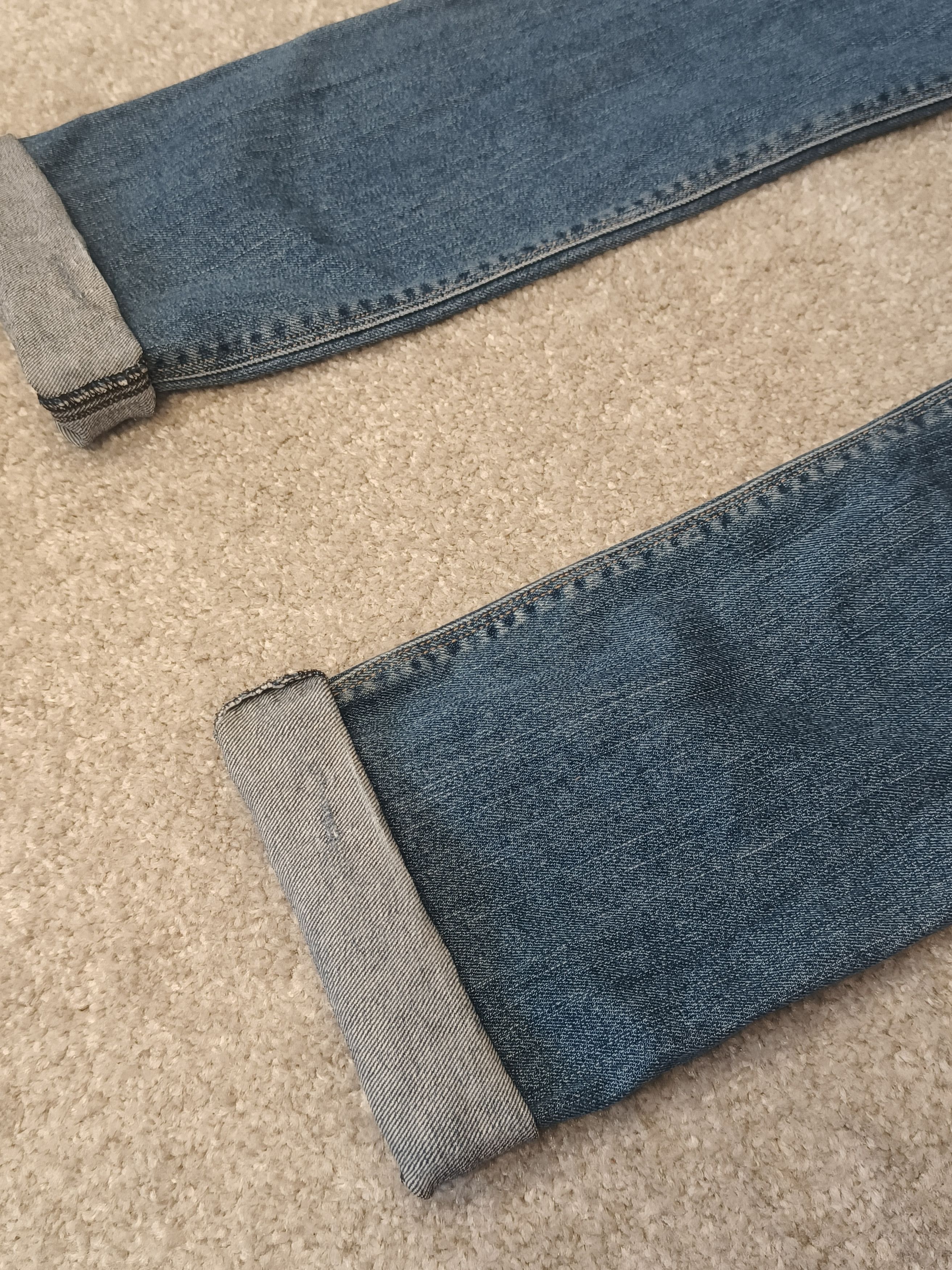 Other Flux Melbourne Selvedge Light Blue Wash Jeans Size US 32 / EU 48 - 6 Thumbnail