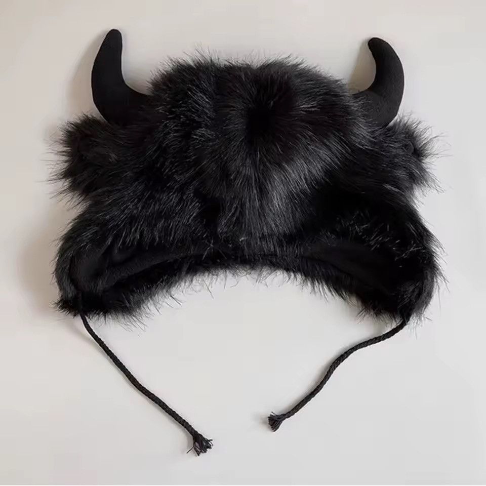 Other Fluffy Plush Japanese Cartoon Devil Hat Size ONE SIZE - 2 Thumbnail