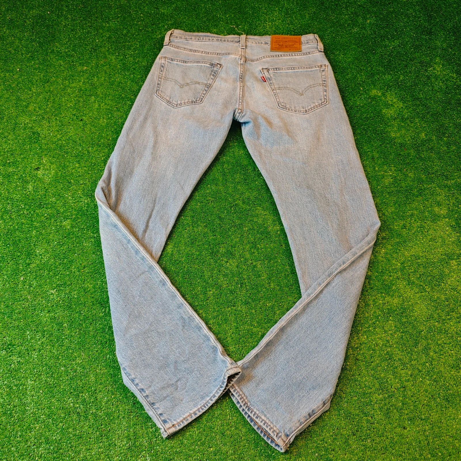 Levi's Levi's 502 Jeans Mens 29x32 Blue straight drip y2k Size US 29 - 1 Thumbnail
