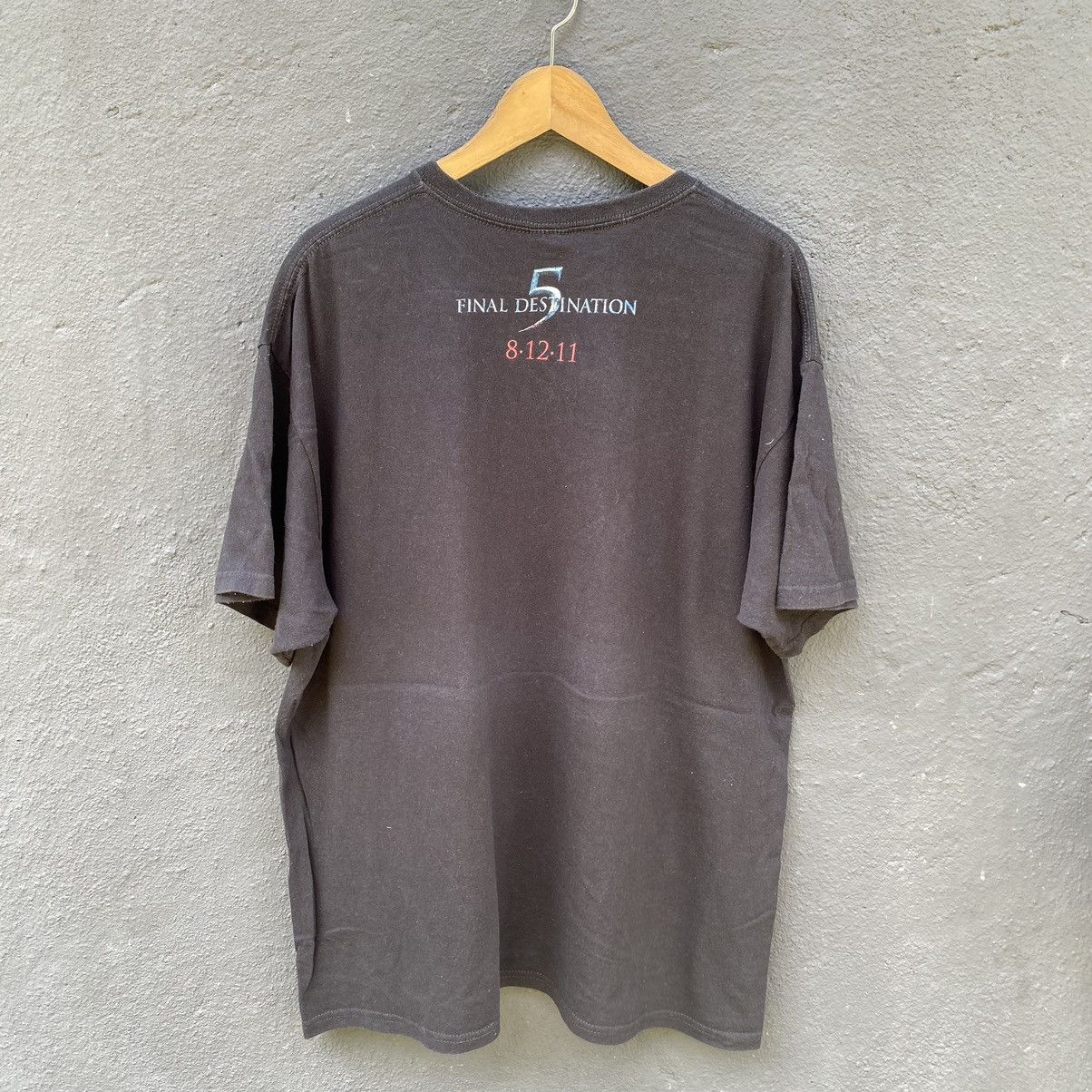 Vintage Thrashed Faded Vintage Y2K Final Destination 5 Promo Movie T Size US XL / EU 56 / 4 - 4 Thumbnail