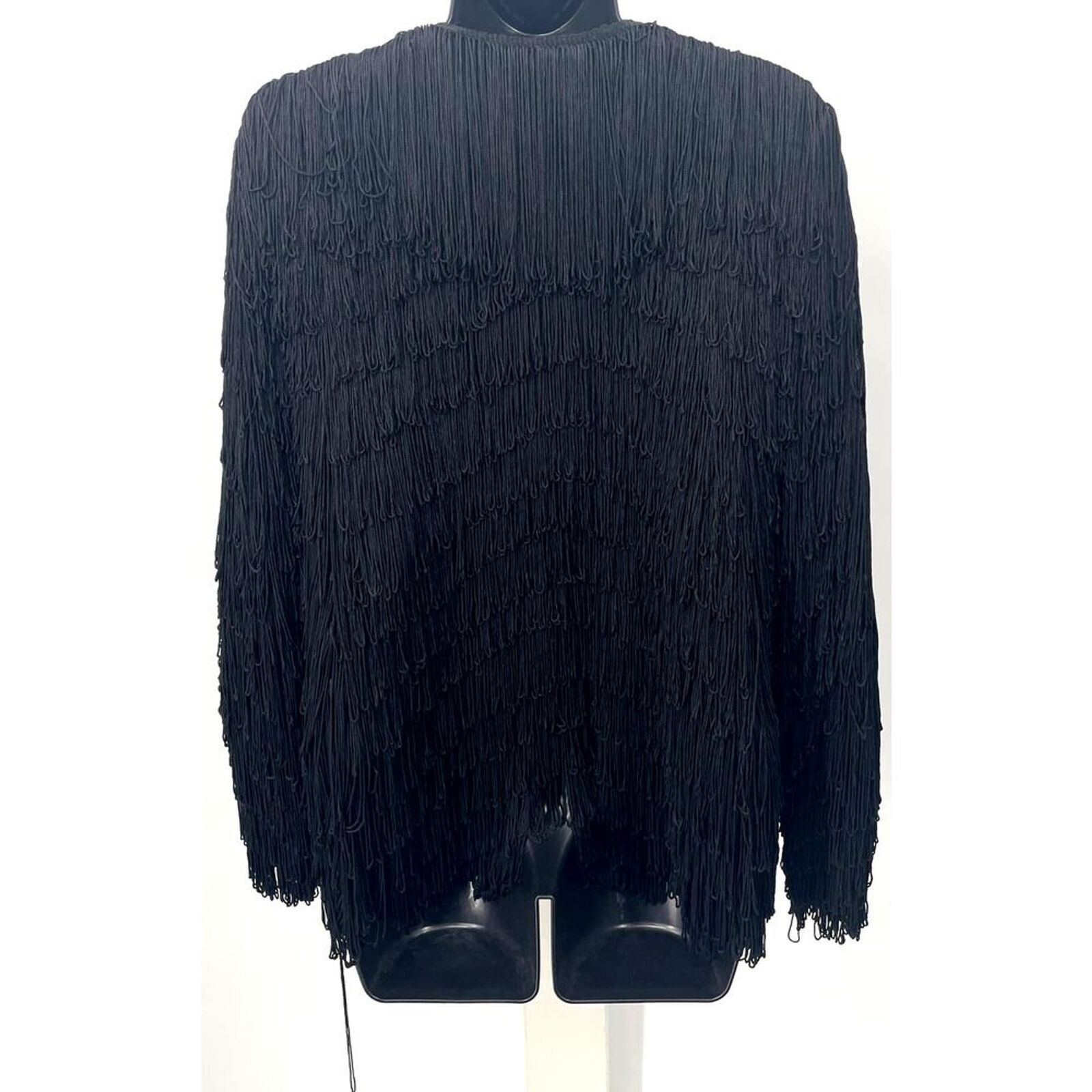 Anthropologie Anthropologie Fringed Long-Sleeve Jacket by Vanessa Virginia Size M / US 6-8 / IT 42-44 - 4 Thumbnail