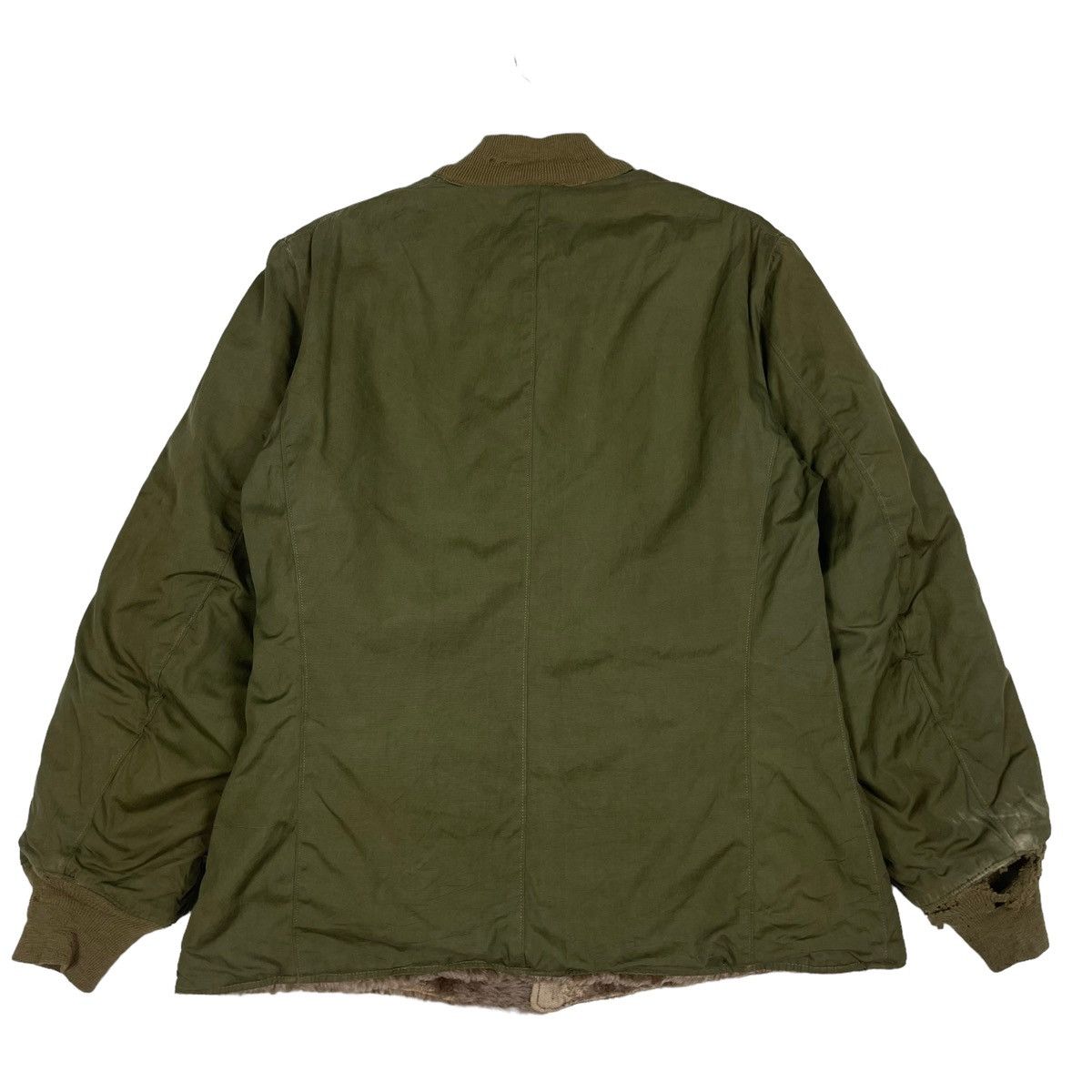 Vintage 💥1940s US TANKER M43 DECK OG MILITARY BOMBER Size US L / EU 52-54 / 3 - 8 Thumbnail