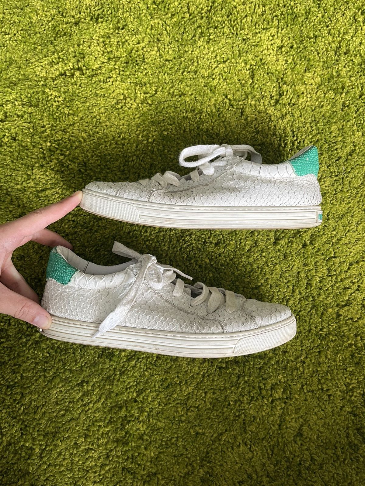 Designer × Dsquared2 🐍 Dsquared2 snakeskin phyton pattern sneakers Size US 8.5 / EU 41-42 - 3 Thumbnail