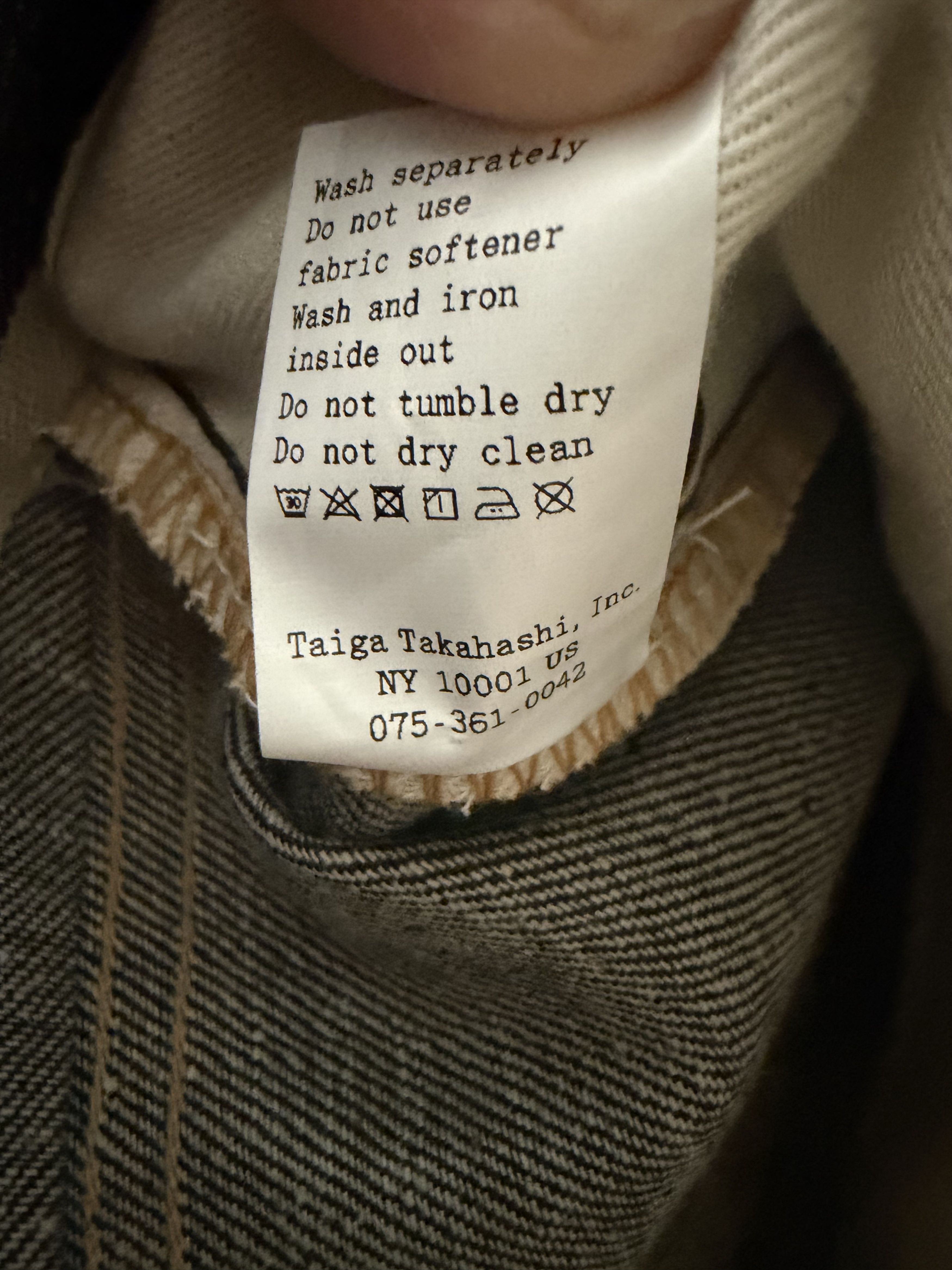 Taiga Takahashi Taiga Takahashi LOT.704 DENIM TROUSERS C.1920'S Size US 36 / EU 52 - 13 Thumbnail