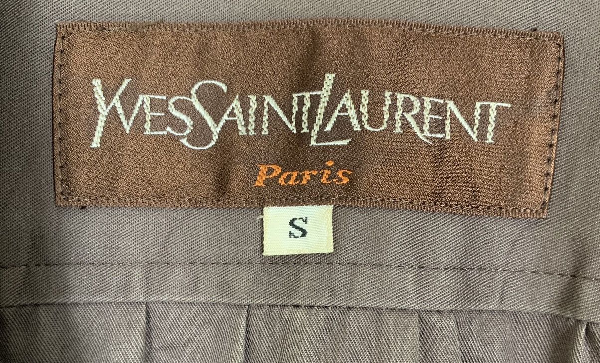 Yves Saint Laurent Yves Saint Laurent Designer Luxury Long Coat Size S / US 4 / IT 40 - 11 Thumbnail