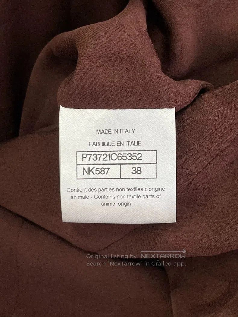 Chanel Chanel 22K Bordeaux Red Leather Jacket . Size US M / EU 48-50 / 2 - 6 Thumbnail