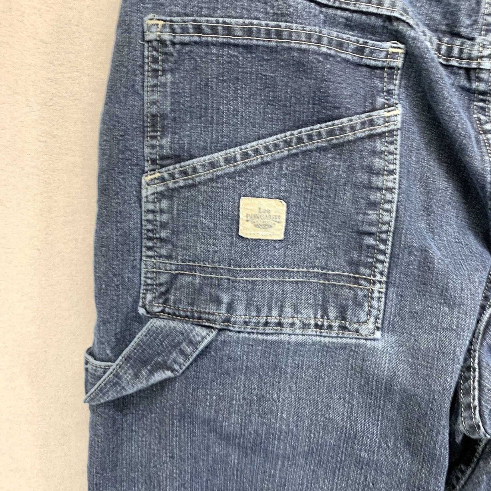 Lee VINTAGE Lee Jeans Denim Blue Straight 36x30 Men's Regular Fit 100% Cotton High Rise Pants Size US 36 / EU 52 - 3 Thumbnail