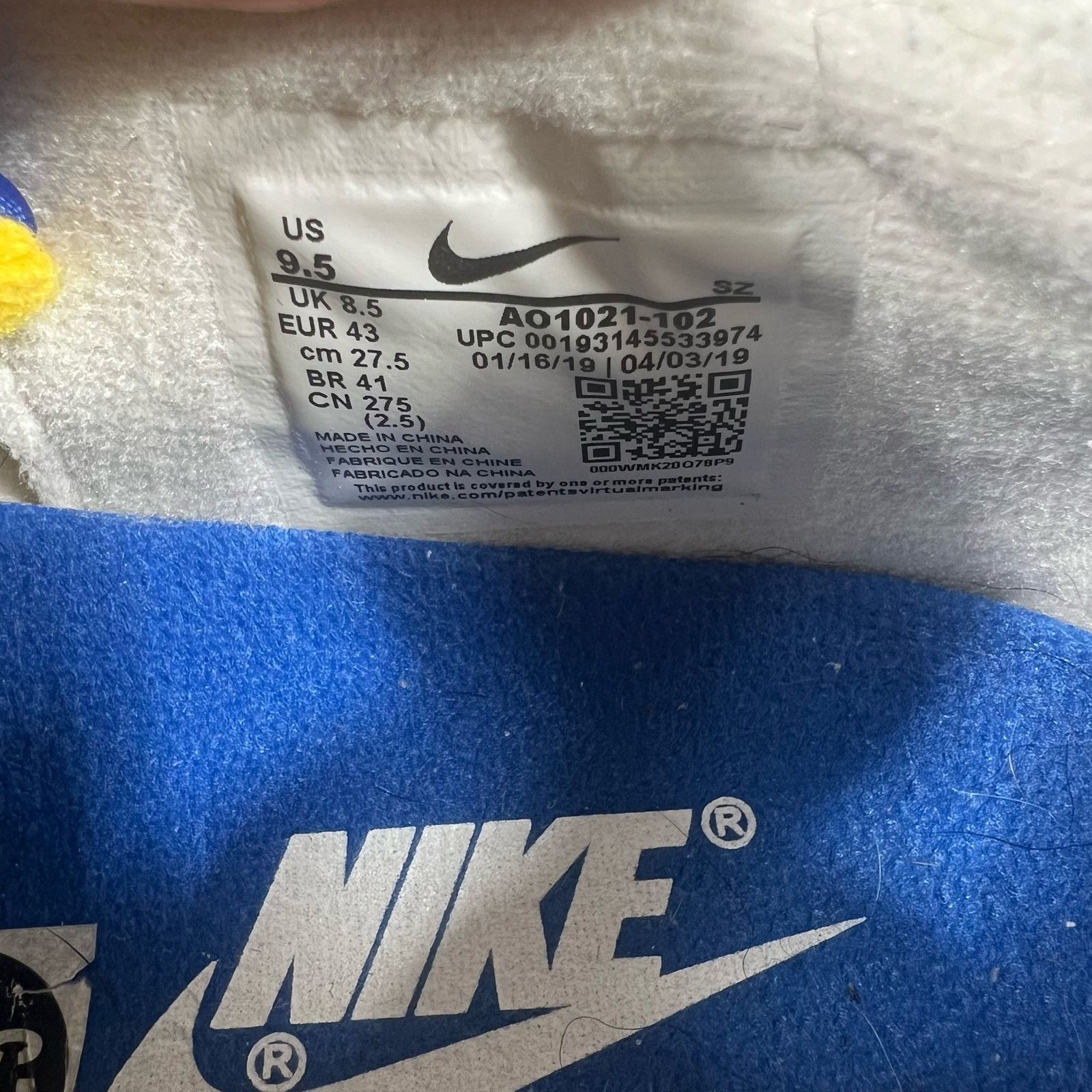 Nike Nike Air Max 1 SE 2019 Men’s Size 9.5 AO1021-102 Size US 9.5 / EU 42-43 - 8 Thumbnail