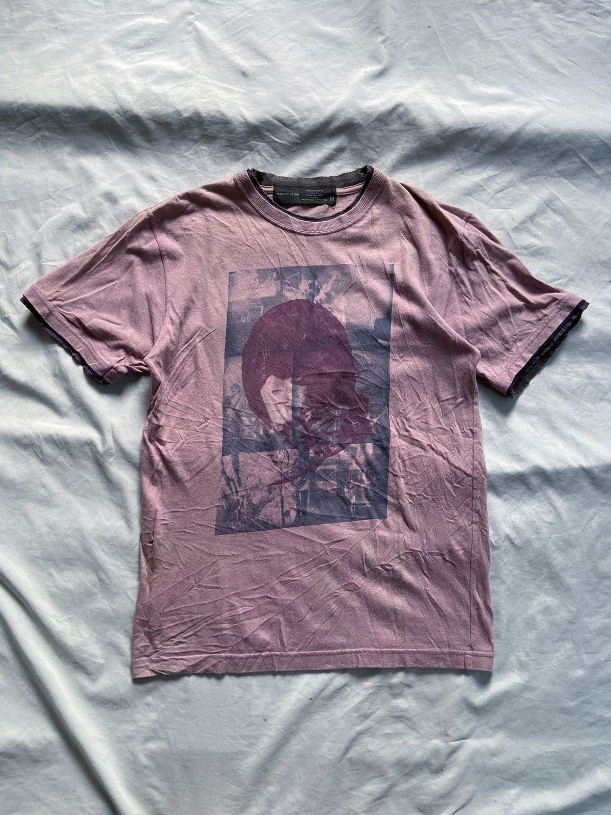 Japanese Brand MOSSIMO BAND SERIES DOUBLE LAYER TEE Size US L / EU 52-54 / 3 - 1 Thumbnail