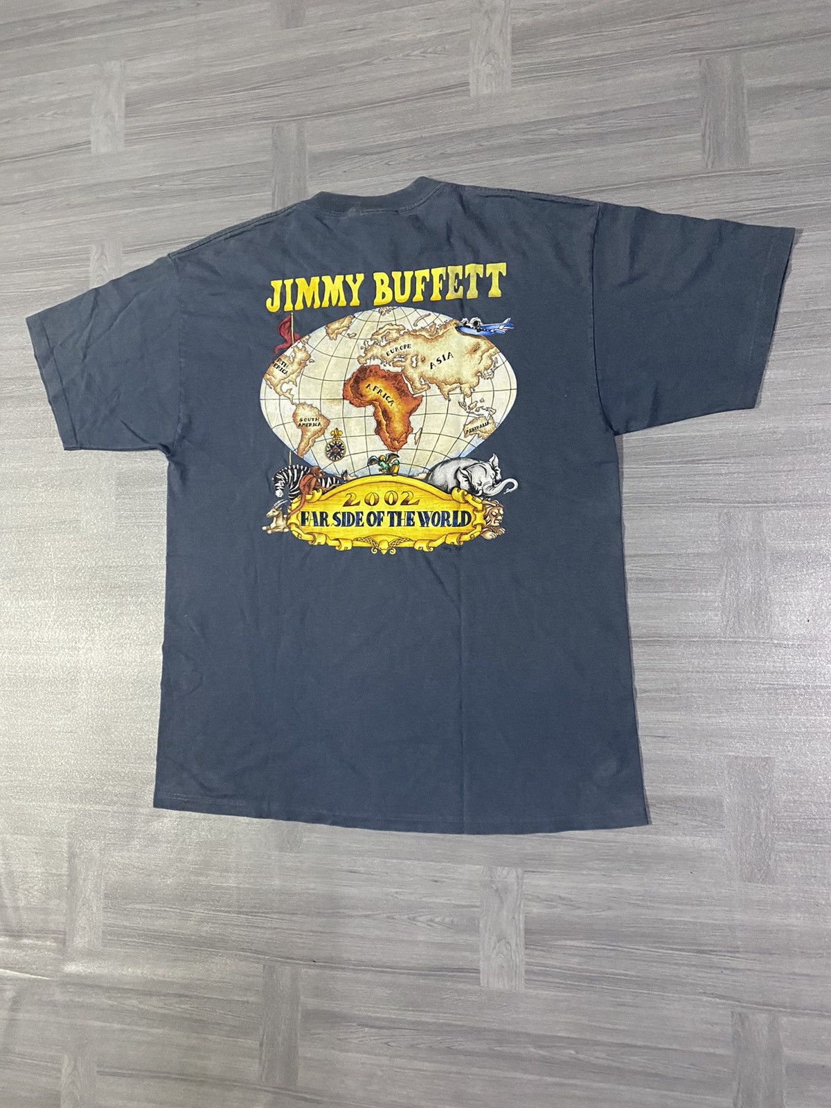 Band Tees Vintage Jimmy Buffet American singer Far Side world t-shirt Size US XL / EU 56 / 4 - 2 Thumbnail