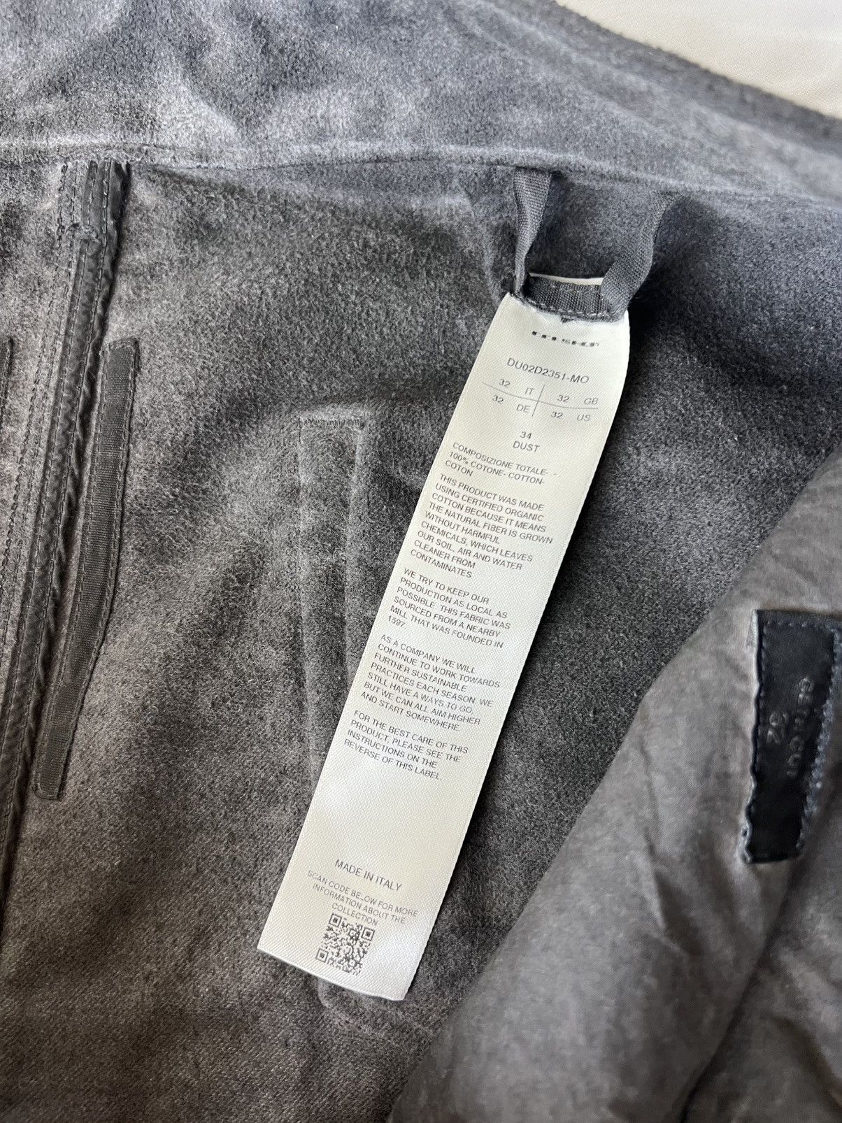Rick Owens Drkshdw Rick Owens Moleskin Geth Jeans Size US 32 / EU 48 - 11 Thumbnail