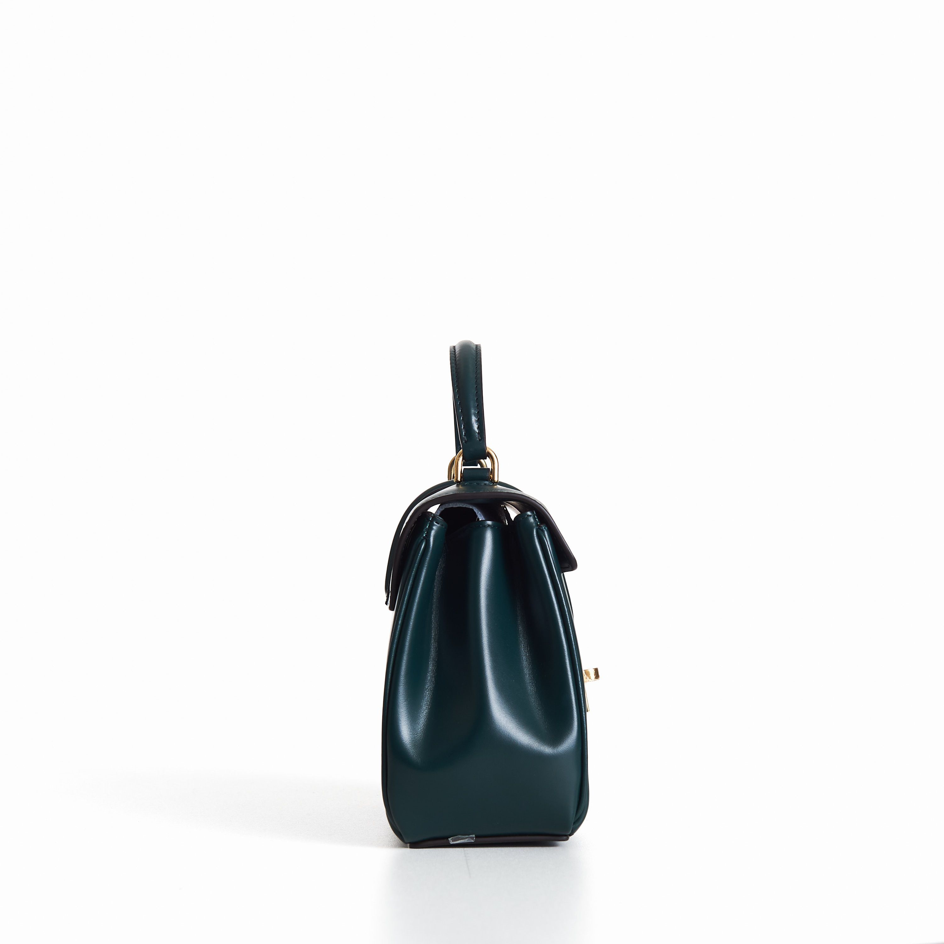 Celine Mini 16 In Amazone Green Satinated Calfskin Size ONE SIZE - 7 Thumbnail