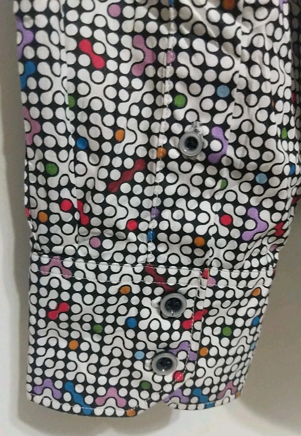 Robert Graham Robert Graham Anemone Geometric Classic Button Cotton Shirt Size US L / EU 52-54 / 3 - 7 Thumbnail