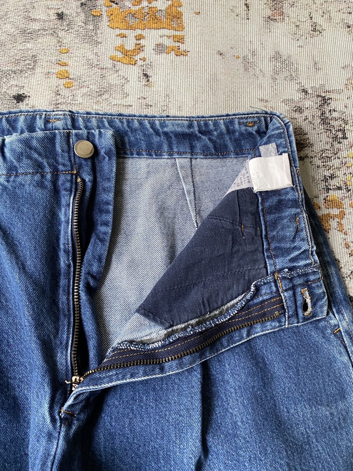 Comme des Garcons Homme Vintage 80’s Comme Des Garcons Homme Cropped Baggy Jeans Size US 31 - 15 Thumbnail
