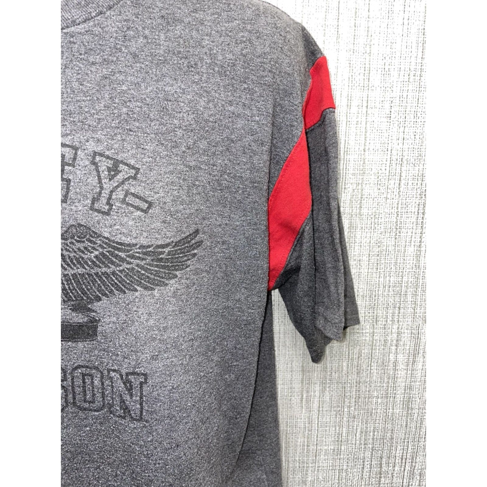 Harley Davidson Harley Davidson Motor Cycles Grey/Red Graphic T-Shirt Mens L Size US L / EU 52-54 / 3 - 3 Thumbnail