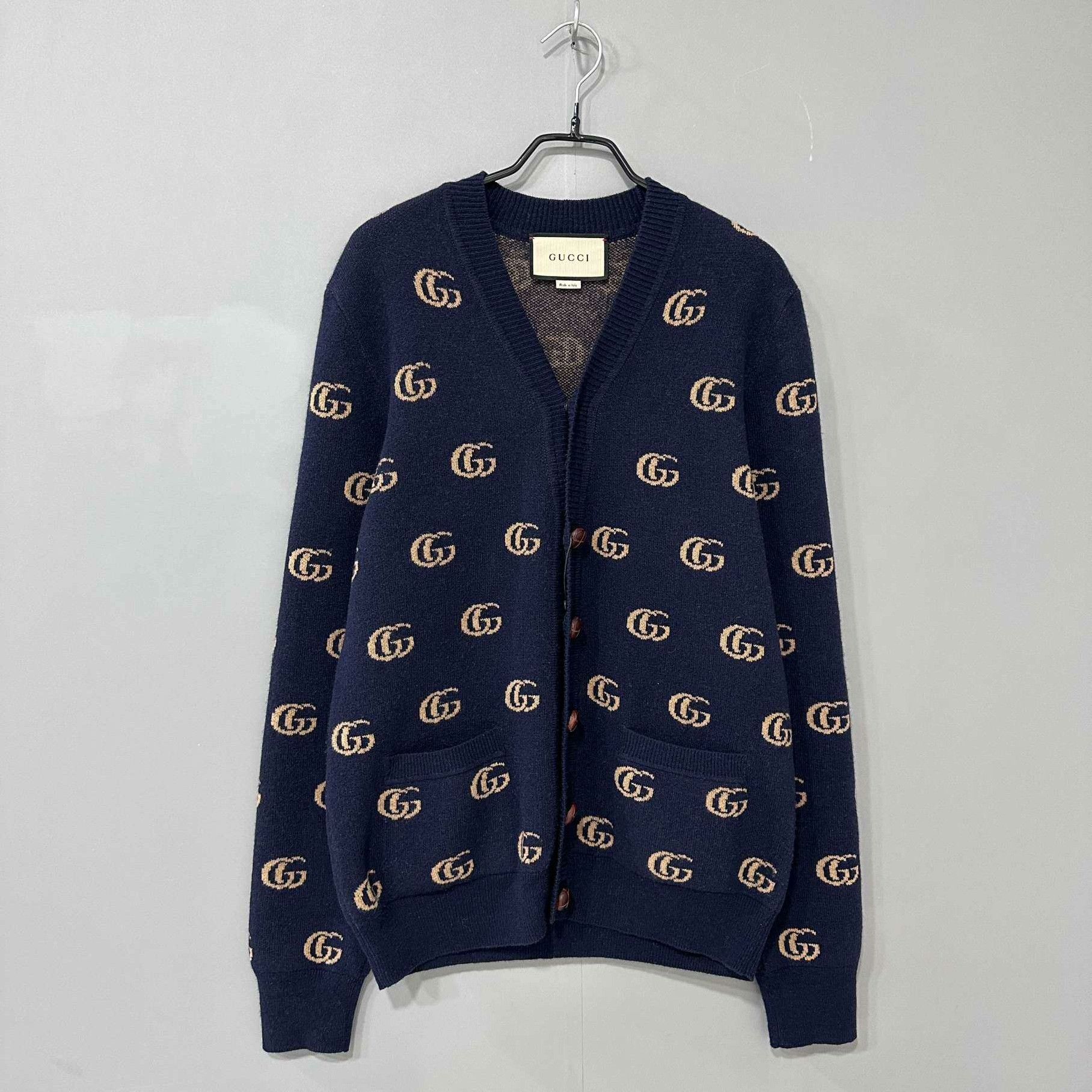 Gucci Gucci Knit Blue Sweater m Men Size US M / EU 48-50 / 2 - 1 Thumbnail