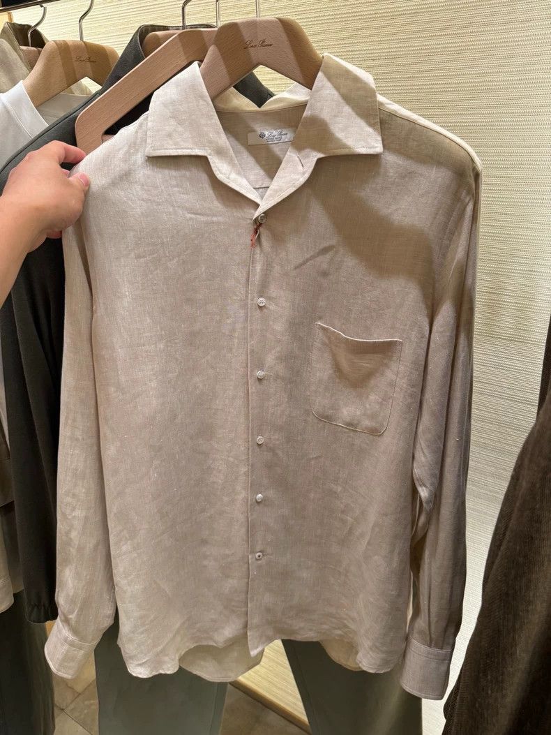 Loro Piana LORO PIANA Men's linen shirts Size US L / EU 52-54 / 3 - 1 Thumbnail