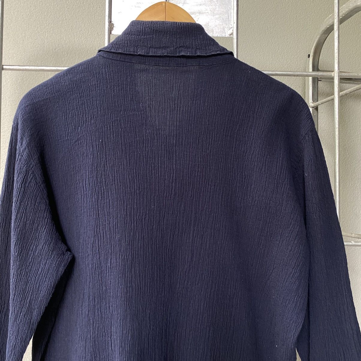 Tsumori Chisato Tsumori chisato Dark Blue Stretch Button-Up Shirt Size XS / US 0-2 / IT 36-38 - 6 Thumbnail