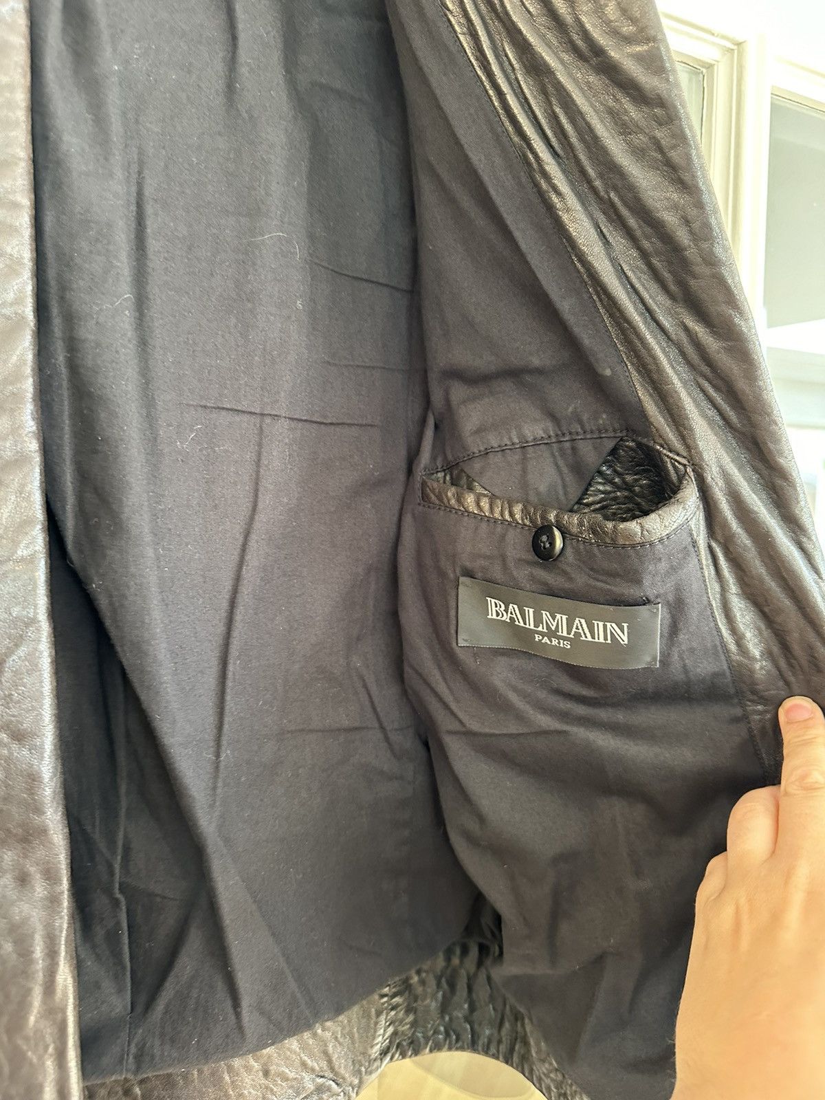 Balmain SS12 Iconic Balmain Rousteing Black Leather Bike *Last Drop* Size US M / EU 48-50 / 2 - 13 Thumbnail