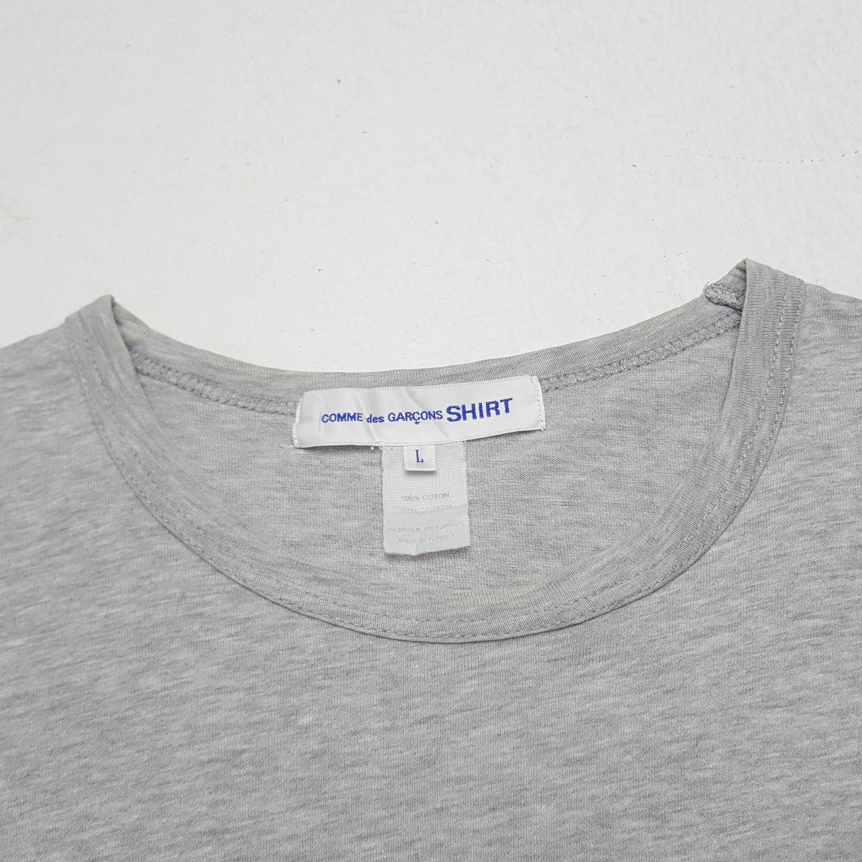 Comme des Garcons SHIRT × Japanese Brand × Vintage Vintage Comme des Garcons Japanese Designer Plain Tshirt Size US L / EU 52-54 / 3 - 3 Thumbnail