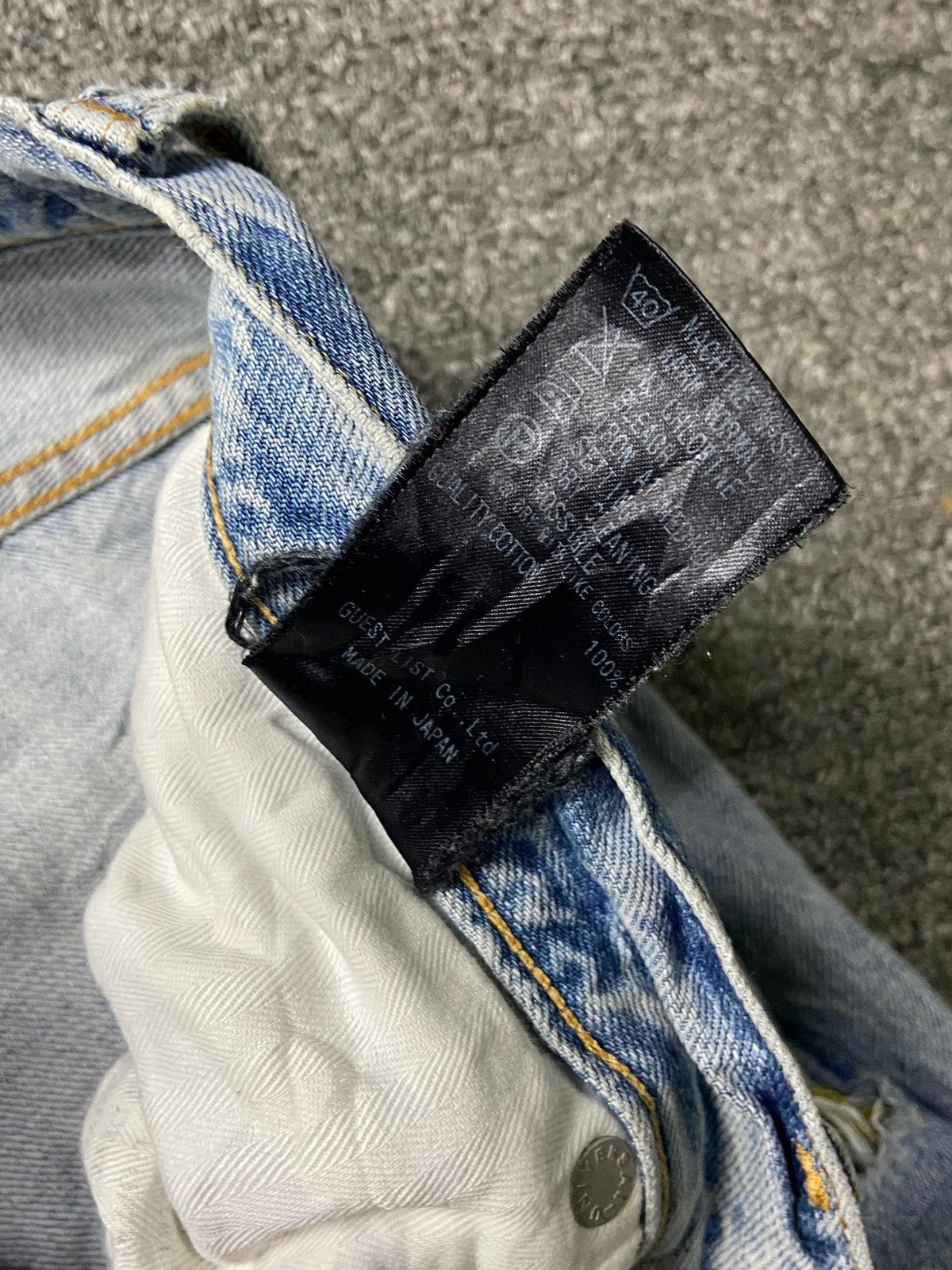Japanese Brand × Seditionaries × Vintage RED CARD Brand Distressed Denim Jeans (131) Size US 31 - 4 Thumbnail
