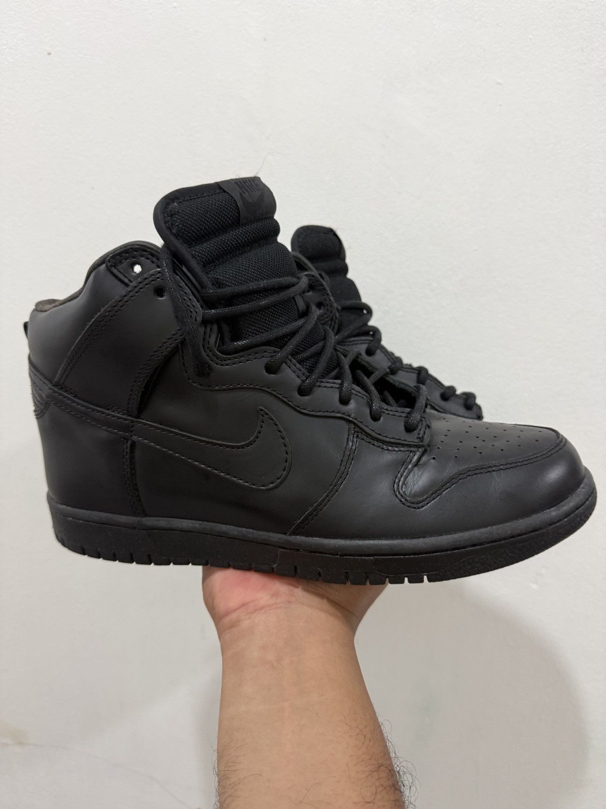 Nike 2003 Dunk High Black Noir Size US 10 / EU 43 - 2 Thumbnail