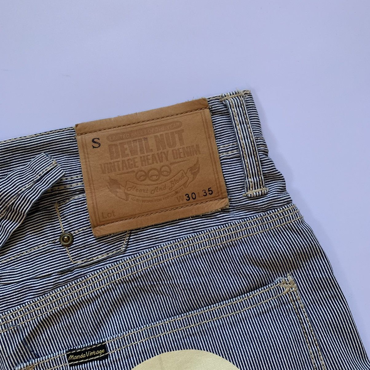 Japanese Brand × Vintage Vintage Manda Union Made Pinstripe Pants Size US 30 / EU 46 - 4 Thumbnail