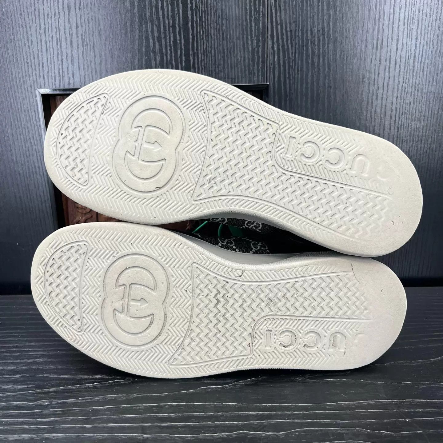 Gucci Gucci Cookie Sneaker Black & Gray /41 With Box Size US 8 / EU 41 - 7 Thumbnail