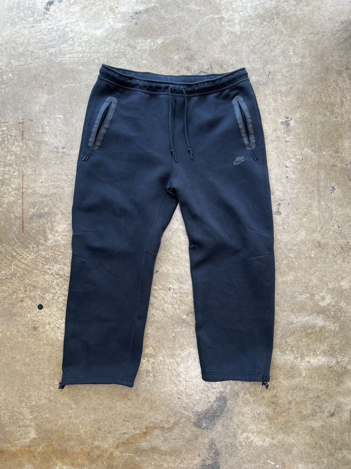 Nike Nike Tech Fleece Open-Hem Pants Black Sweatpants XXL Size US 40 / EU 56 - 2 Thumbnail