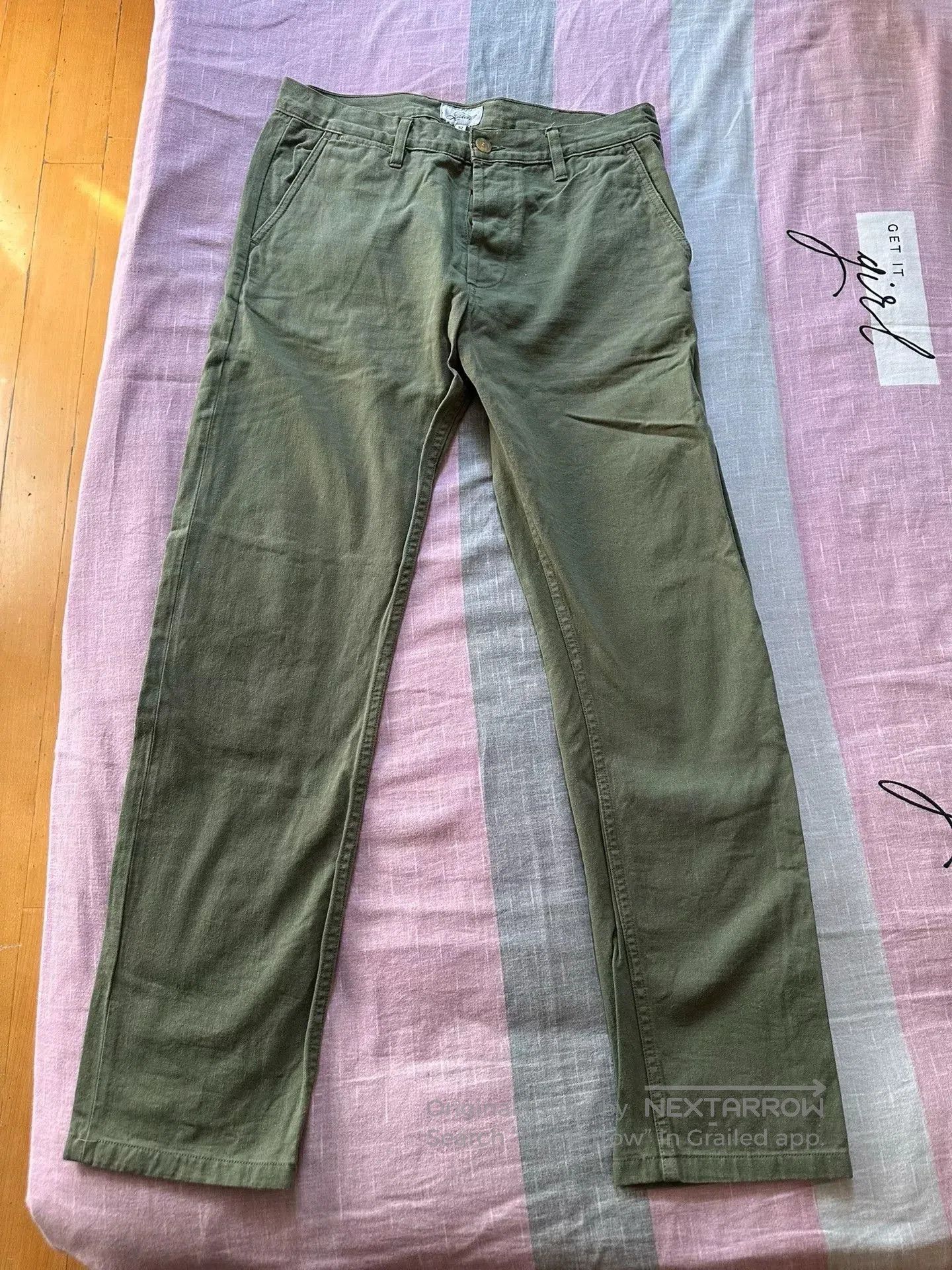 3sixteen 3sixteen Military Green Casual Pants. Size US 32 / EU 48 - 1 Thumbnail