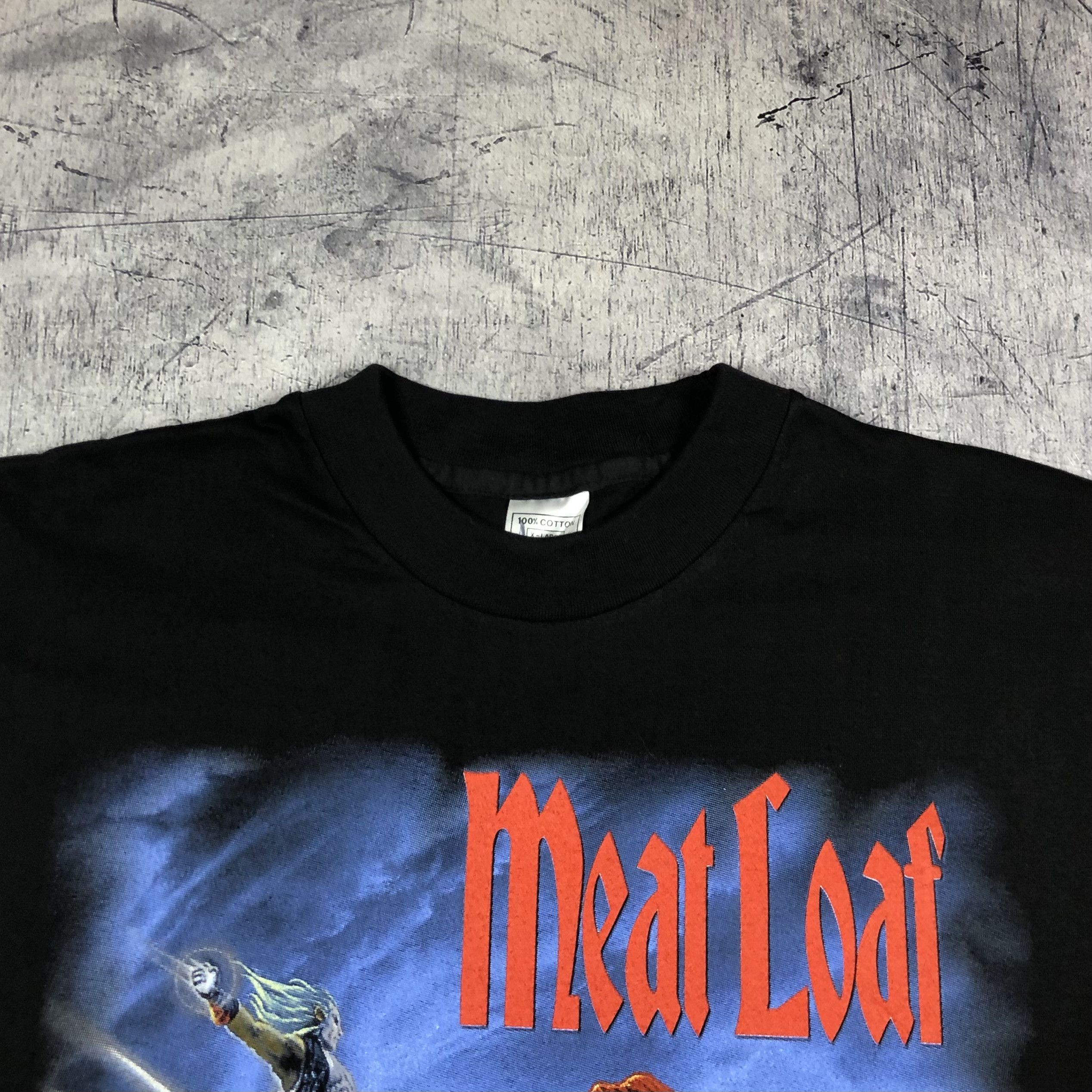 Band Tees 90s Meat Loaf World Tour Winterland Tee Size US XL / EU 56 / 4 - 10 Thumbnail