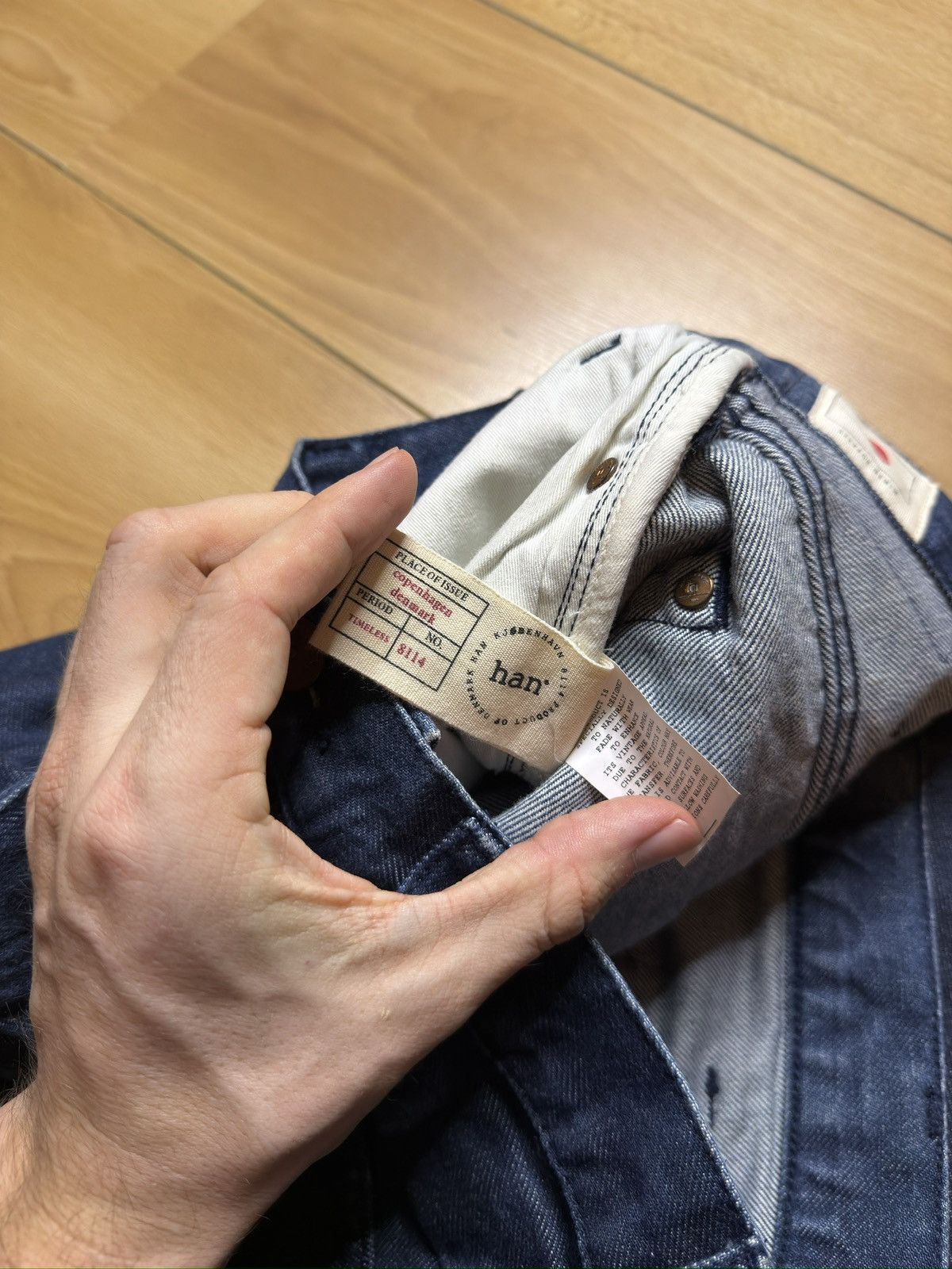 Han Kjobenhavn Han Kjobenhavn selvage denim jeans pants Size US 32 / EU 48 - 14 Thumbnail