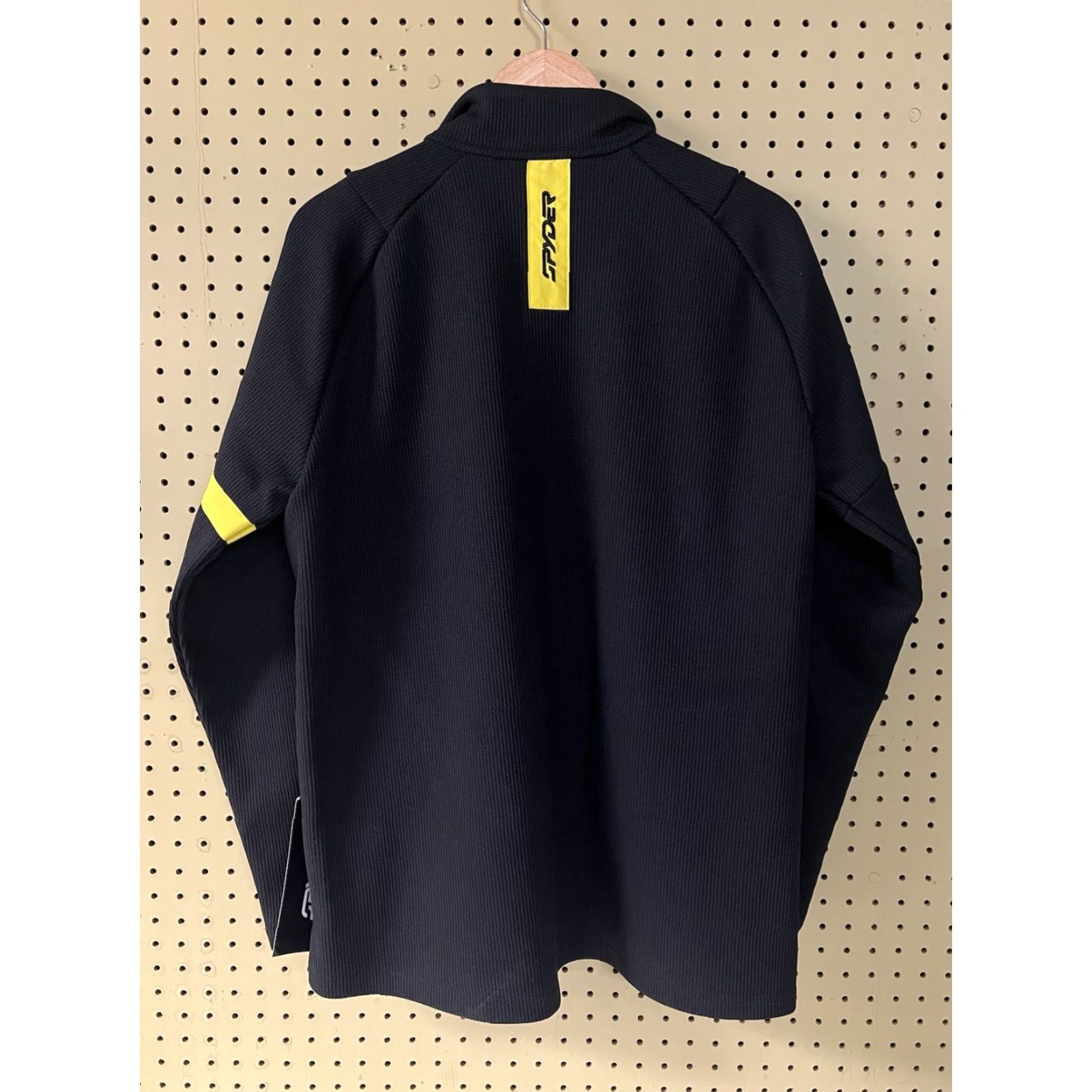 Spyder Spyder Jacket Full Zip Fleece Black Yellow L Mens Large Bandit Wengen SPYDER Size US L / EU 52-54 / 3 - 2 Thumbnail