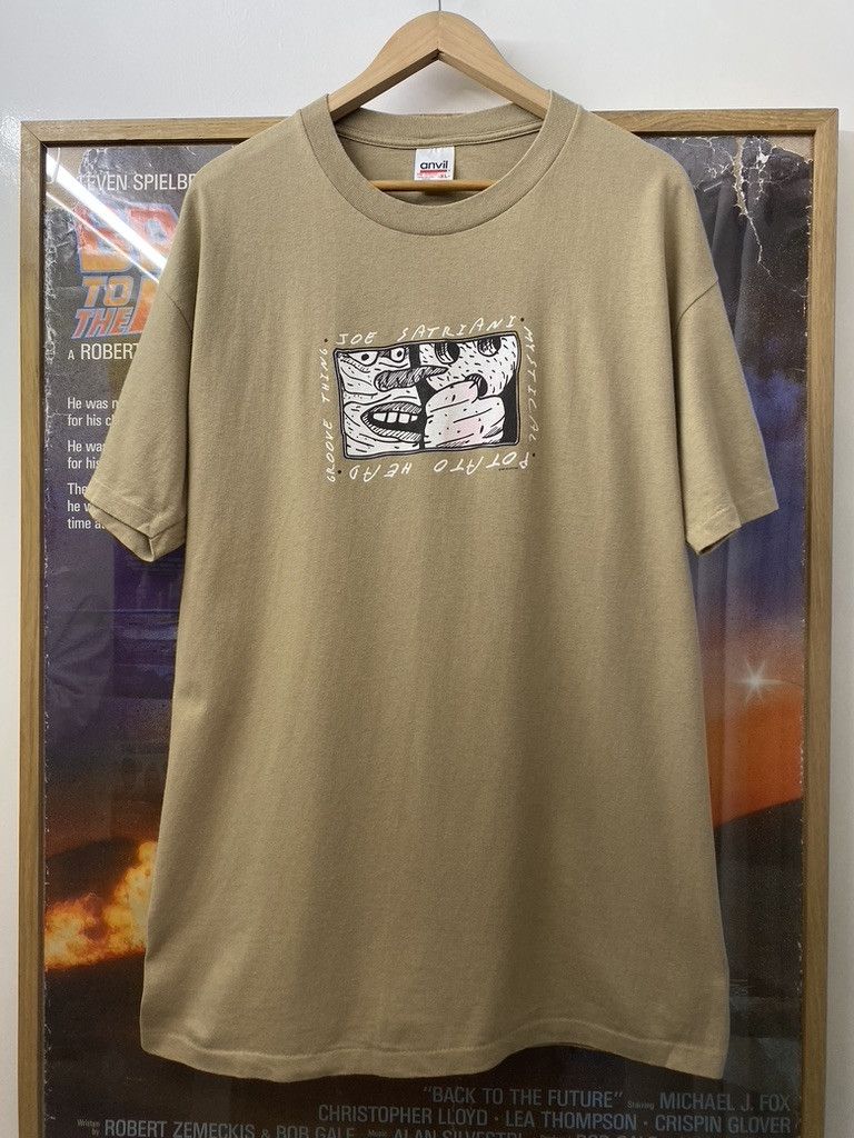 Anvil 1996 Joe Satriani The Mystical Potato Head Groove Thing Tee Size US XL / EU 56 / 4 - 1 Thumbnail