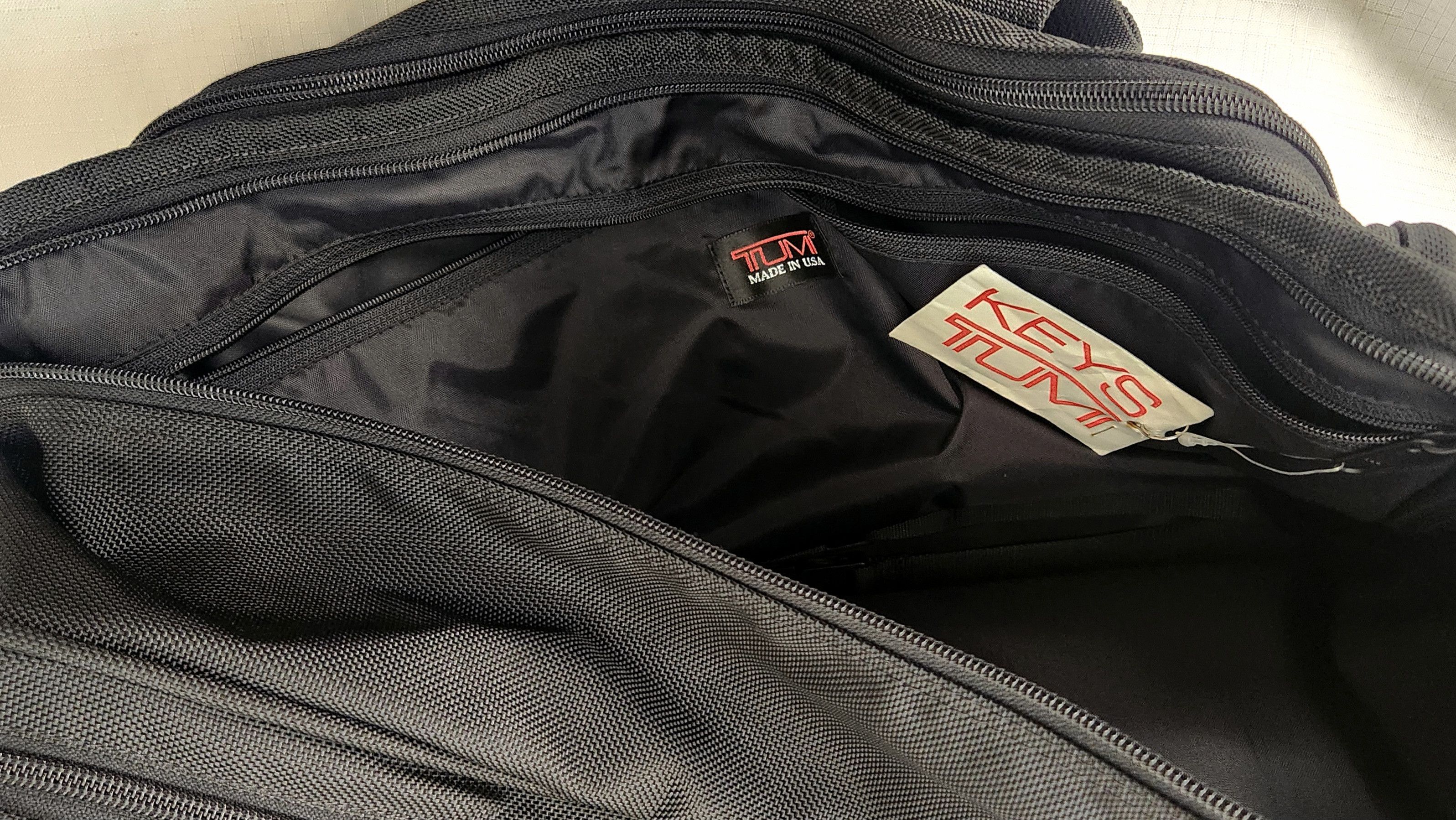 Tumi Tumi Canvas weekender Messenger travel Bag Black Size ONE SIZE - 15 Thumbnail