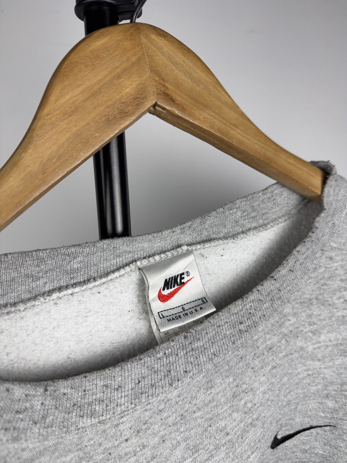 Nike Vintage Nike Retro Mini Swoosh Crewneck Sweatshirt Made USA Size US L / EU 52-54 / 3 - 4 Thumbnail