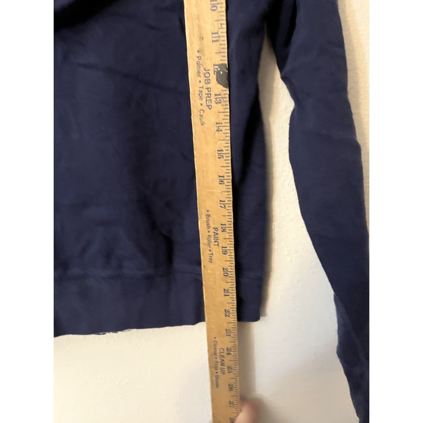 J.Crew J.Crew Hoodie Full Zip Women’s M Navy Cotton Sweatshirt Pockets Casual Y2K Size M / US 6-8 / IT 42-44 - 5 Thumbnail
