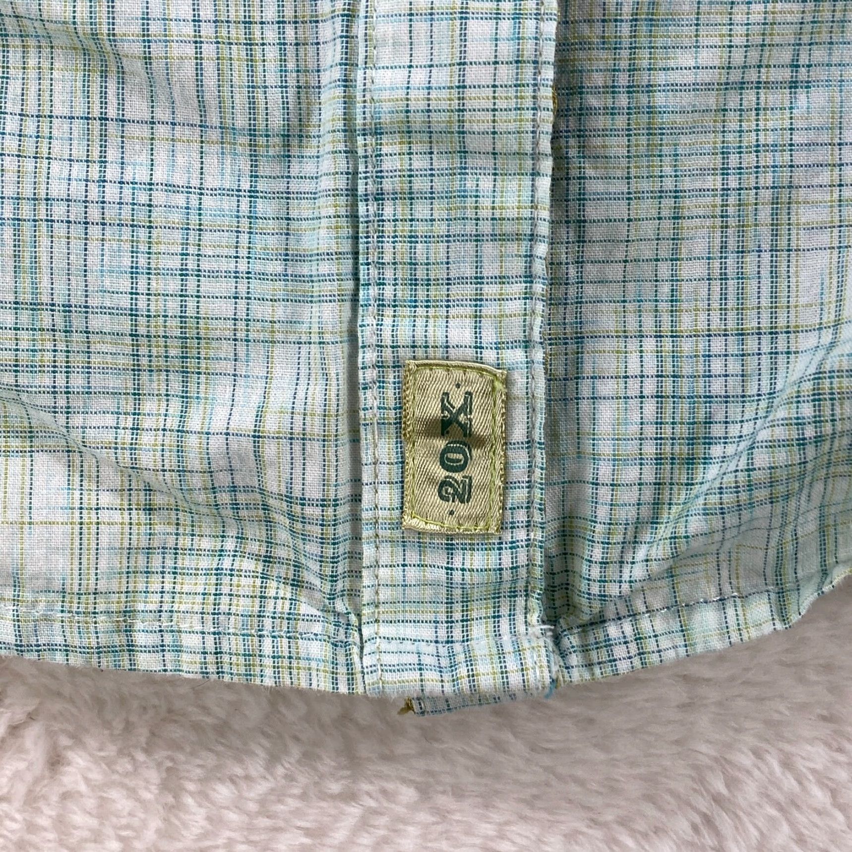 Vintage Twenty X Womens Medium Western Cowgirl Shirt Green Button-Up Long Sleeve Pockets Size M / US 6-8 / IT 42-44 - 3 Thumbnail
