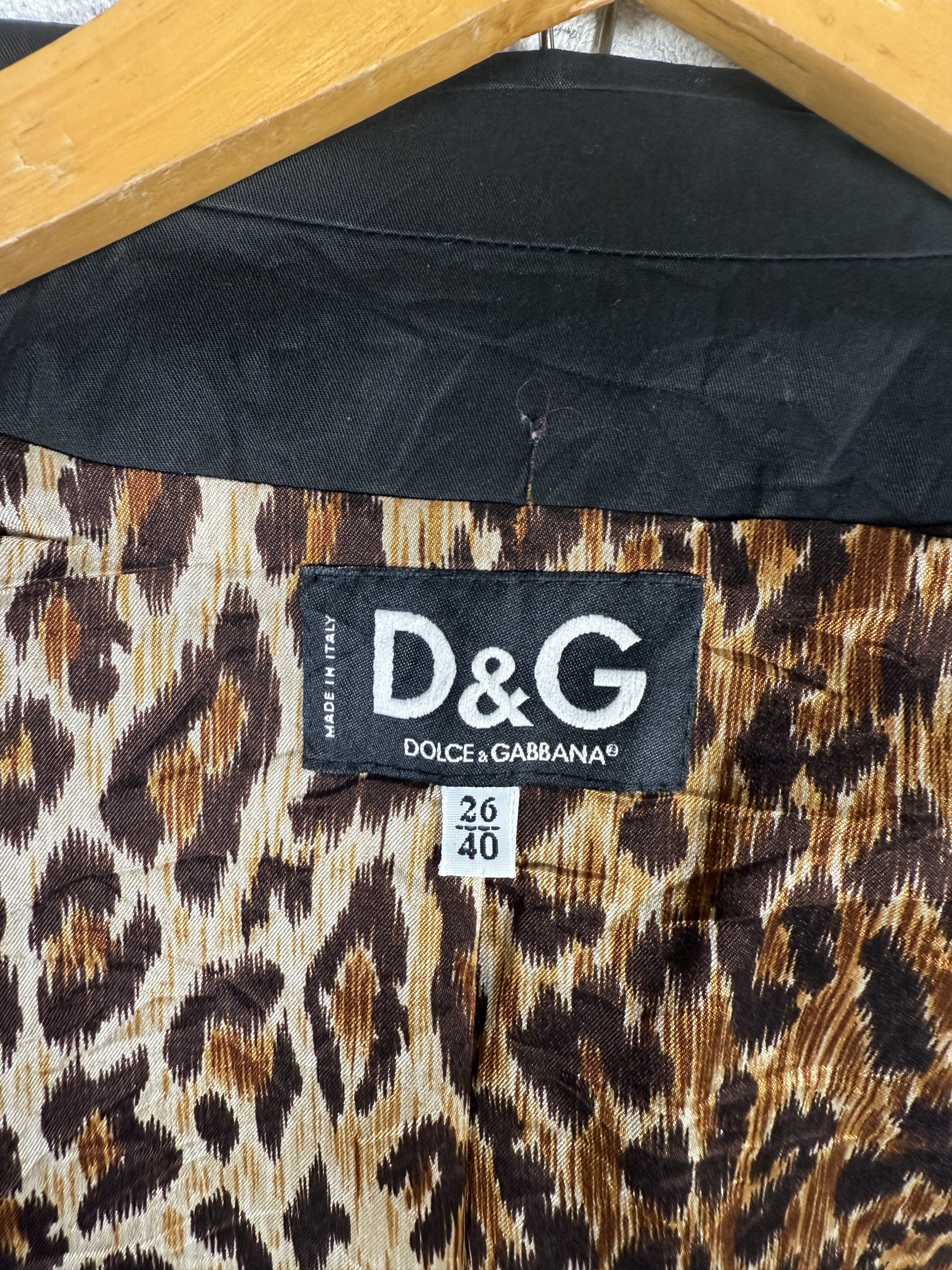 Dolce & Gabbana Dolce & Gabbana Blazer D&G Size S / US 4 / IT 40 - 6 Thumbnail