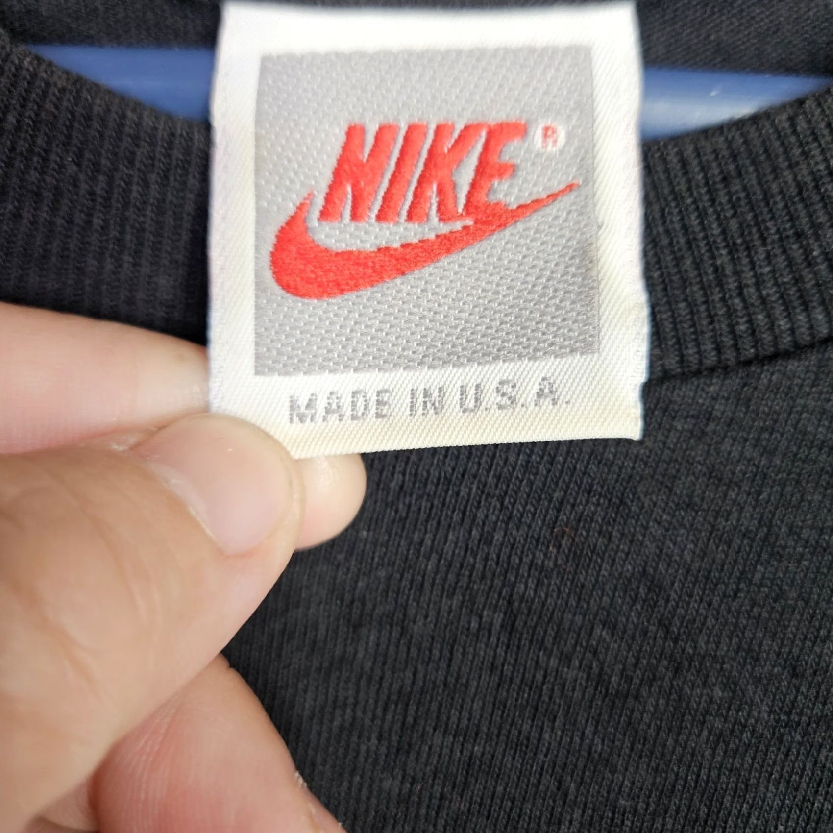 Nike Nike Vintage Gray Tap Black Graphic Front & back T-shirt Sz XL Made in USA Flaws Size US XL / EU 56 / 4 - 6 Thumbnail