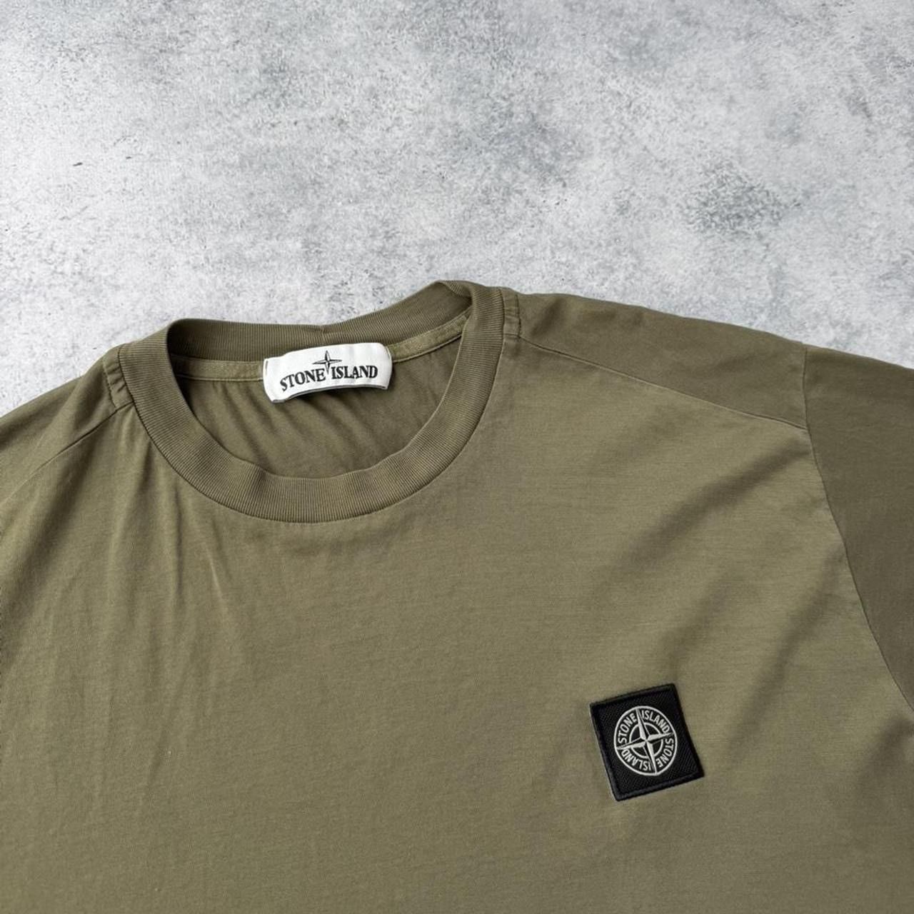 Stone Island Stone island khaki tee Size US M / EU 48-50 / 2 - 2 Thumbnail